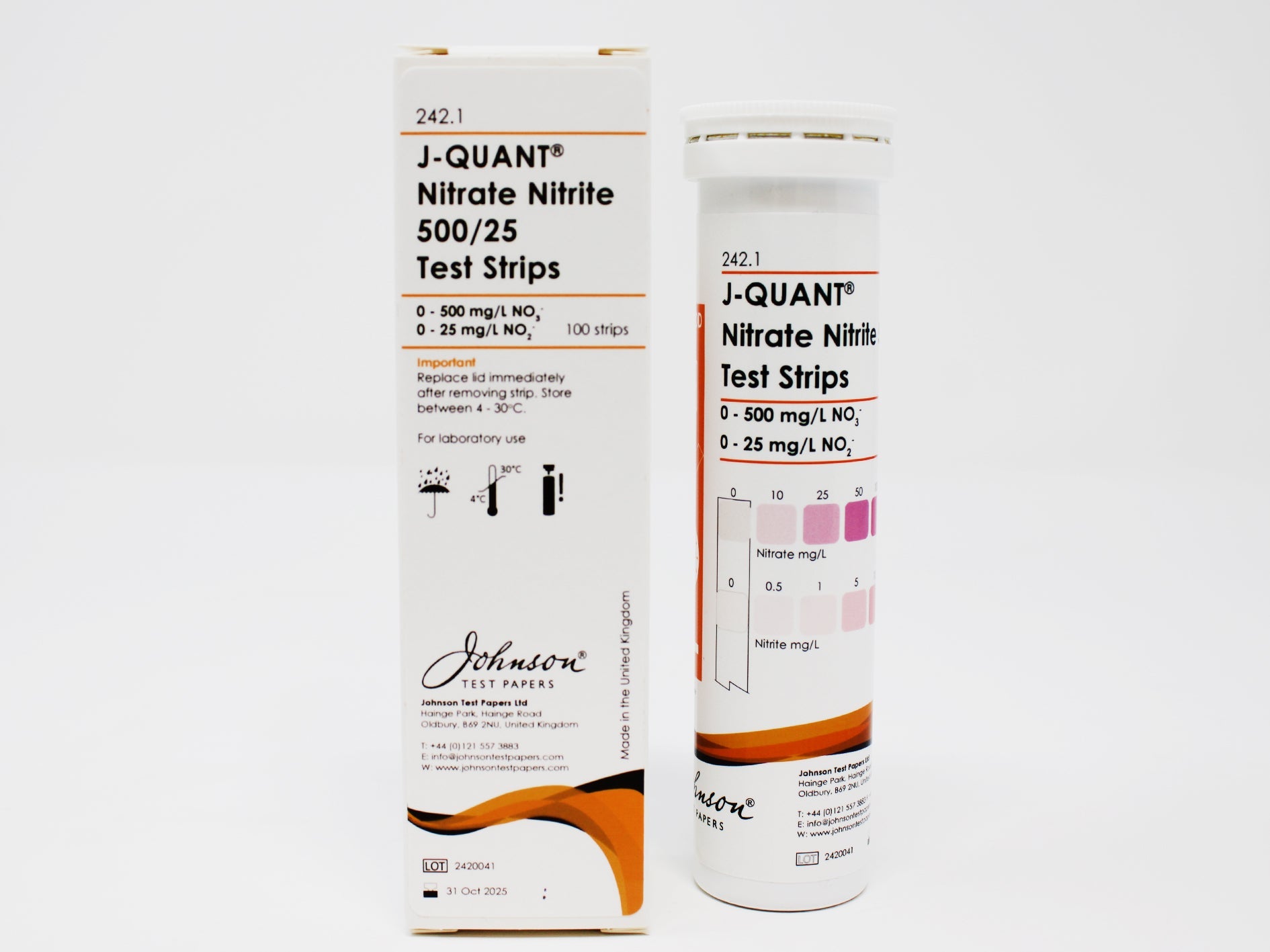 Nitrate & Nitrite Test Strips