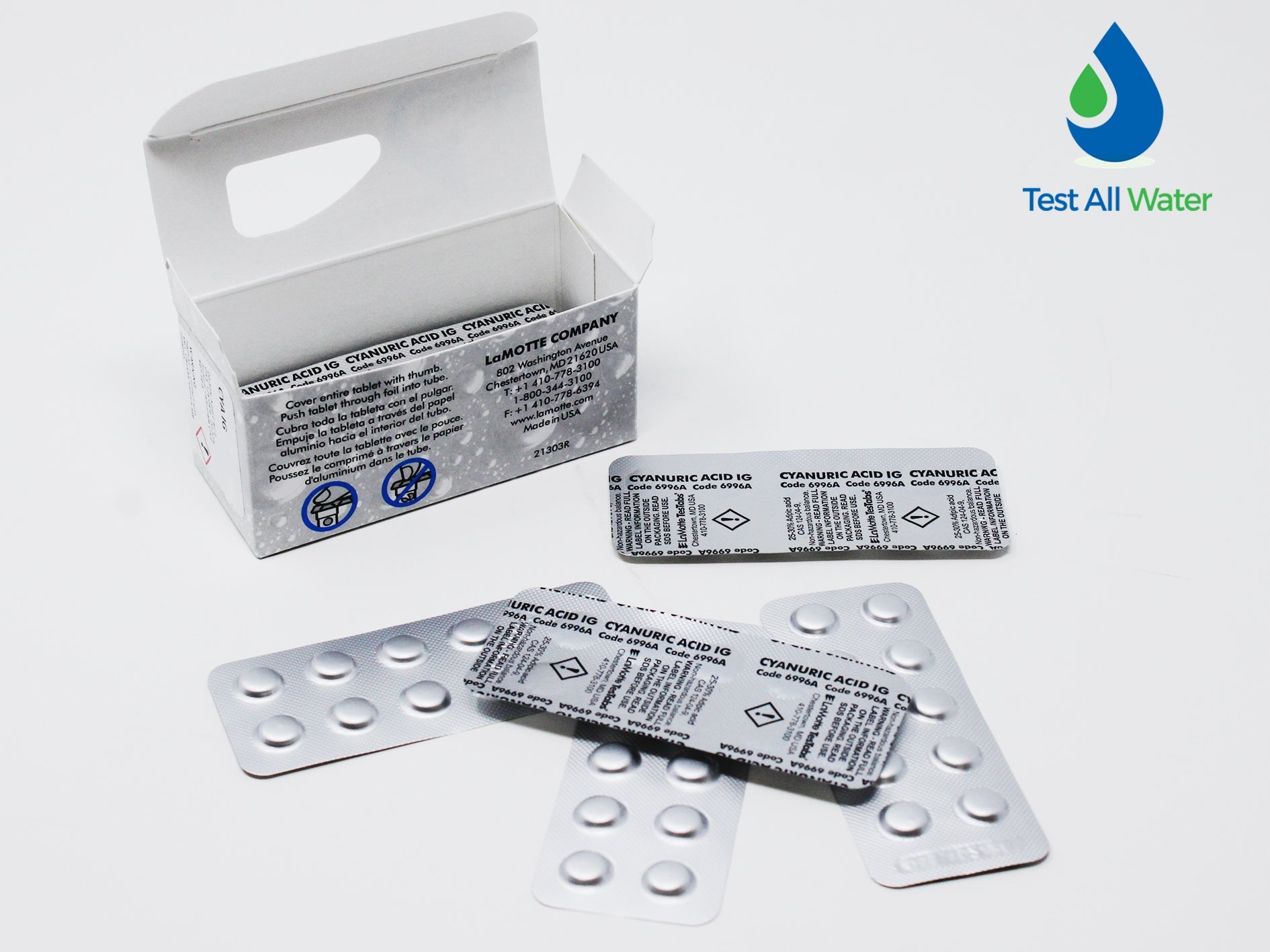 Cyanuric Acid Test Strips