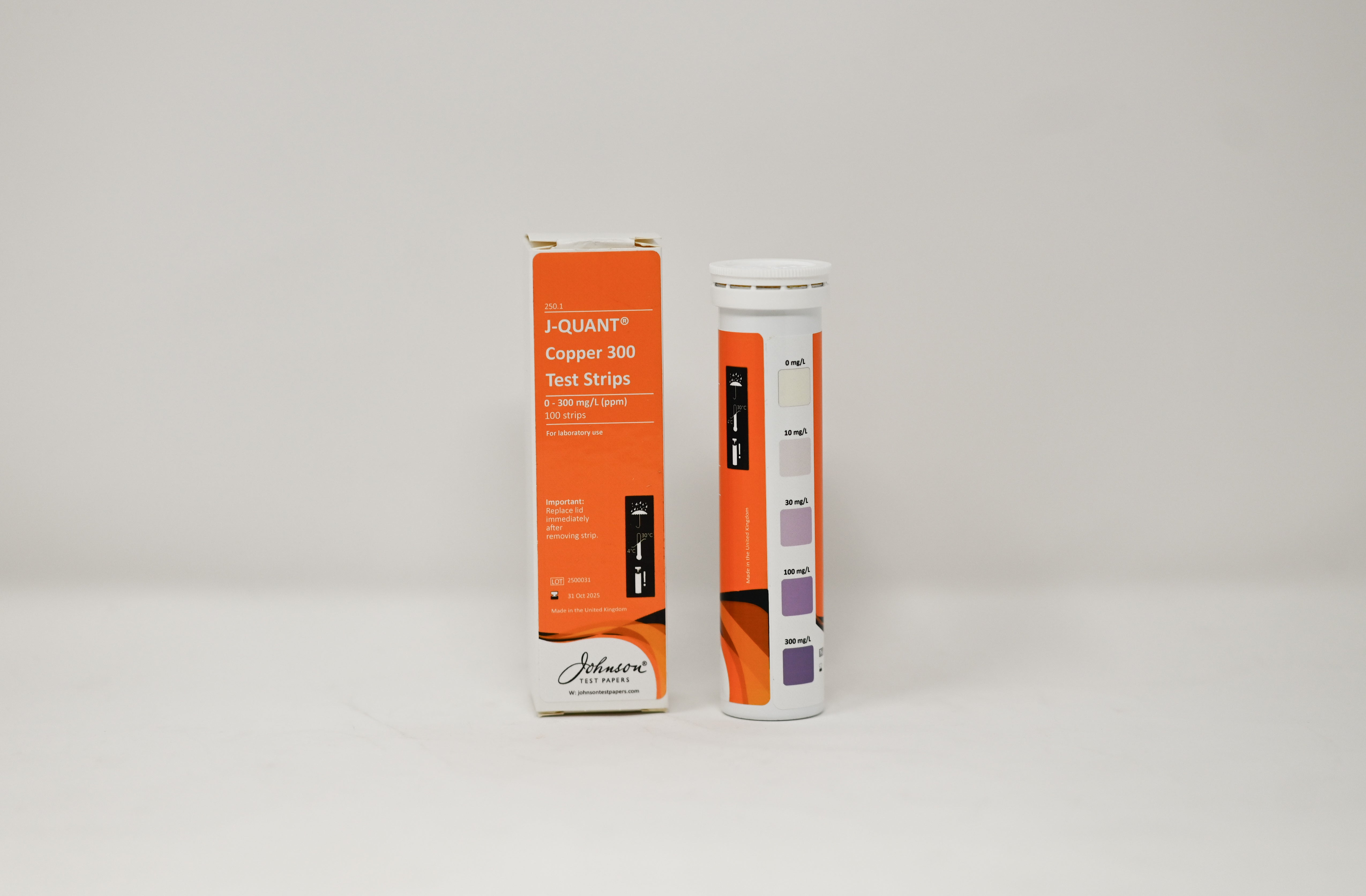 Copper Test Strips