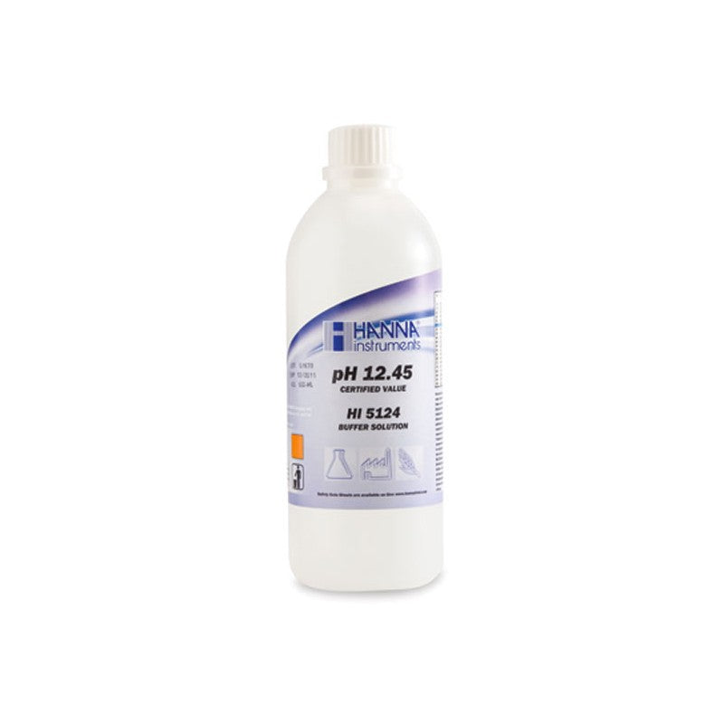 Hanna Instruments HI-5124 pH 12.45 Technical Buffer Solution (±0.01 pH), 500ml