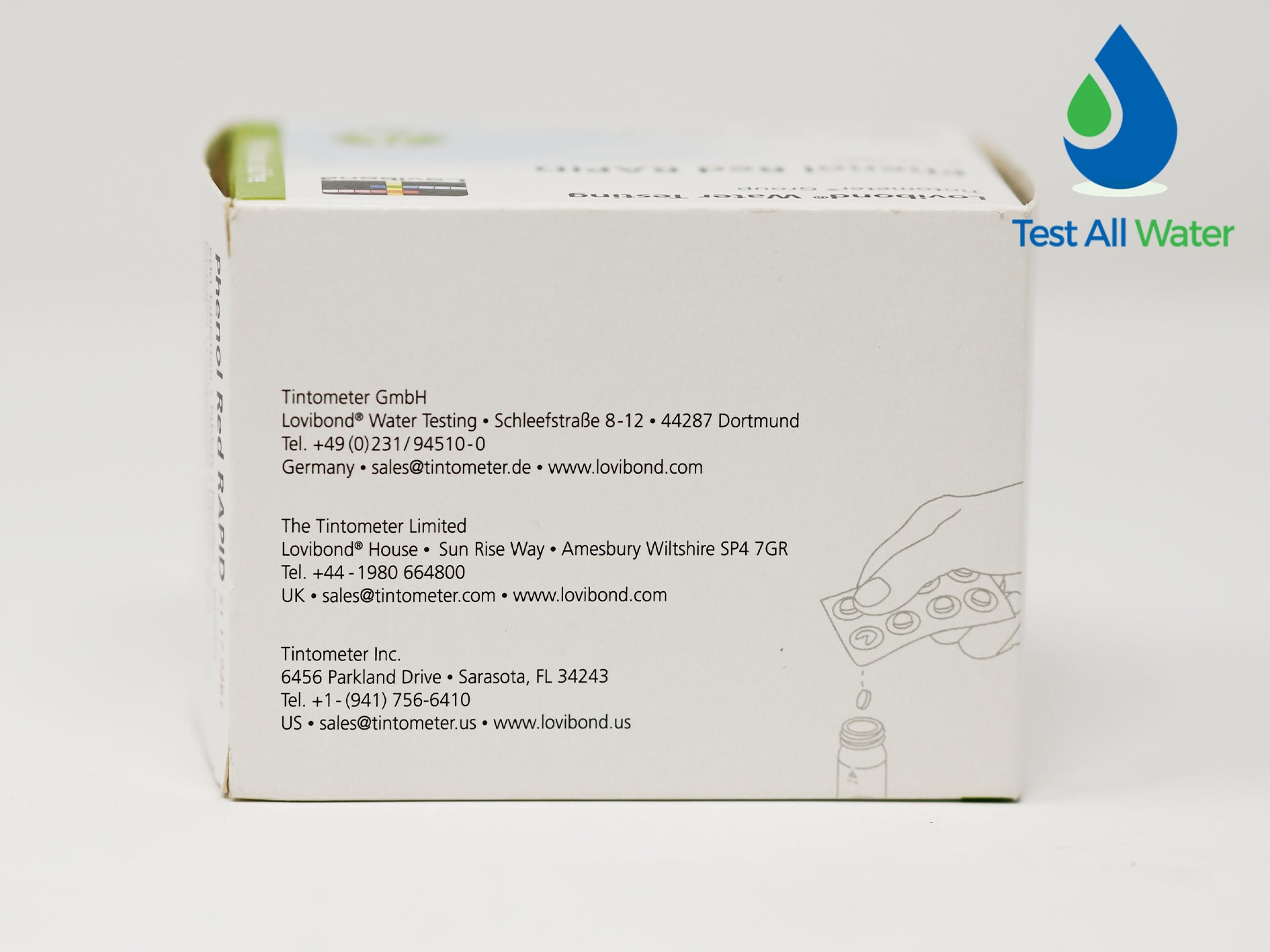 Lovibond - Phenol Red Rapid ph test - Clearance Item