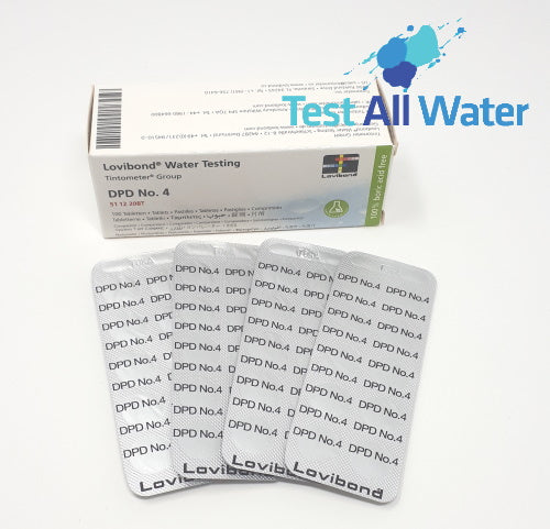 Lovibond DPD No 4 Tablets. 100 box Clearance Item