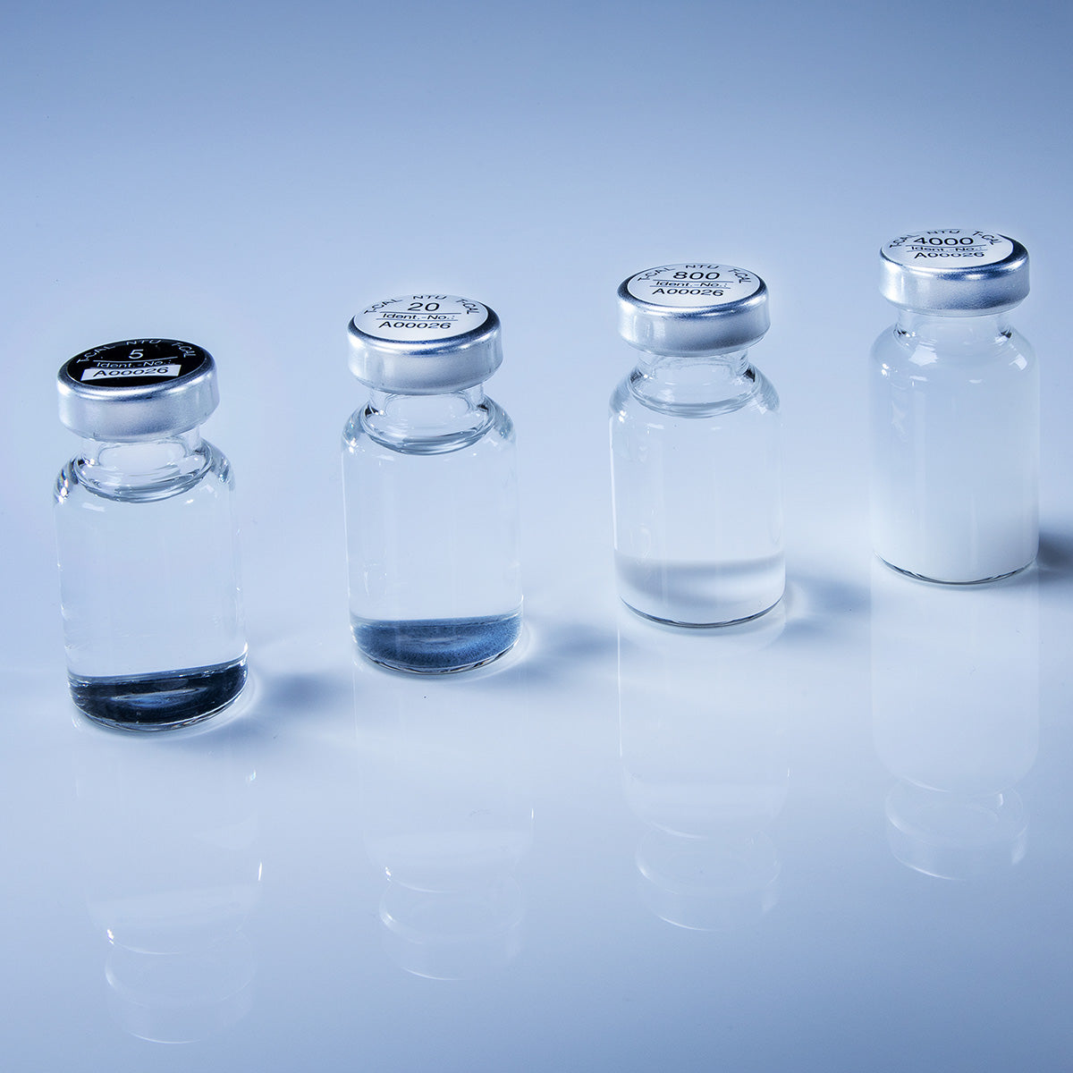Turbidity Standard Sets for Lovibond turbidimeters. Set turbidity standards T-CAL (5, 20, 800, 4000 NTU)