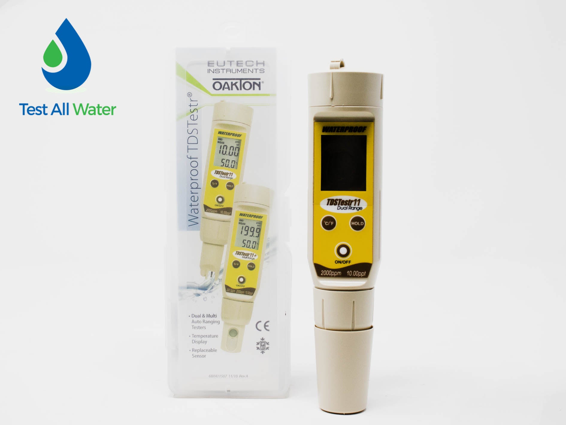 EUTECH ORPTest 10 水質測定器 Eutech™ ORPTestr10 ORP Meter -999 to +1000 mV | Buy Online