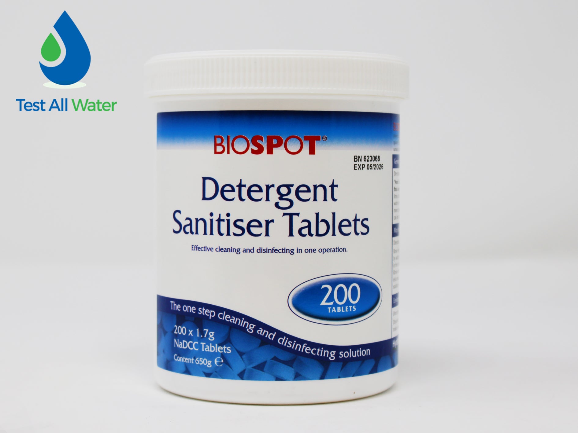 Biospot® Detergent Sanitiser Tablets