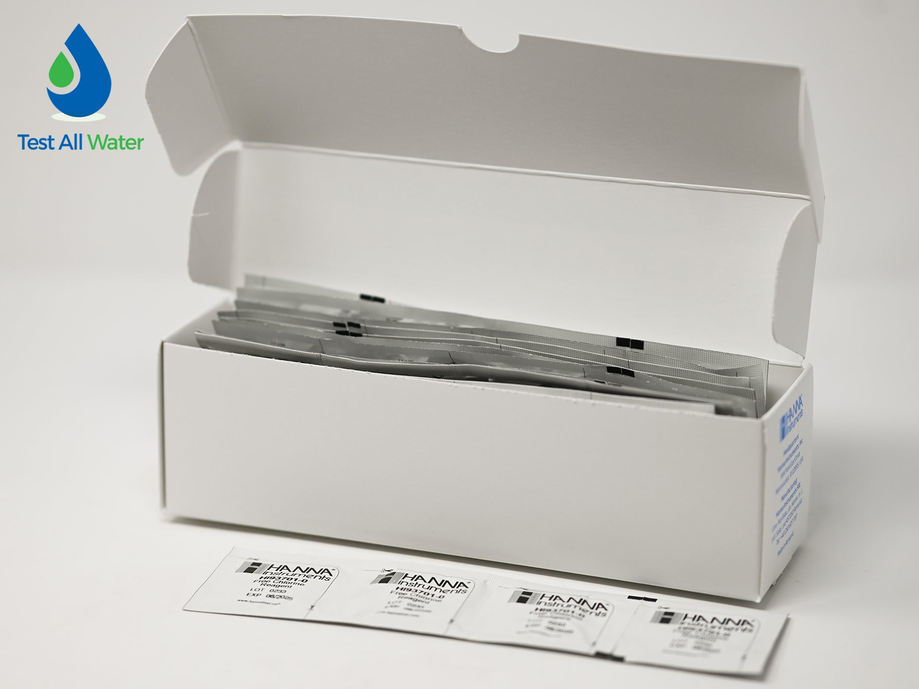 Hanna Instruments 100 Free Chlorine Tests Expiry Date 04/25