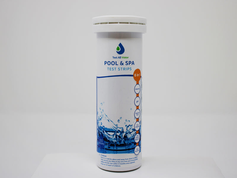 Test All Water 6 In 1 Hot Tub Test strips