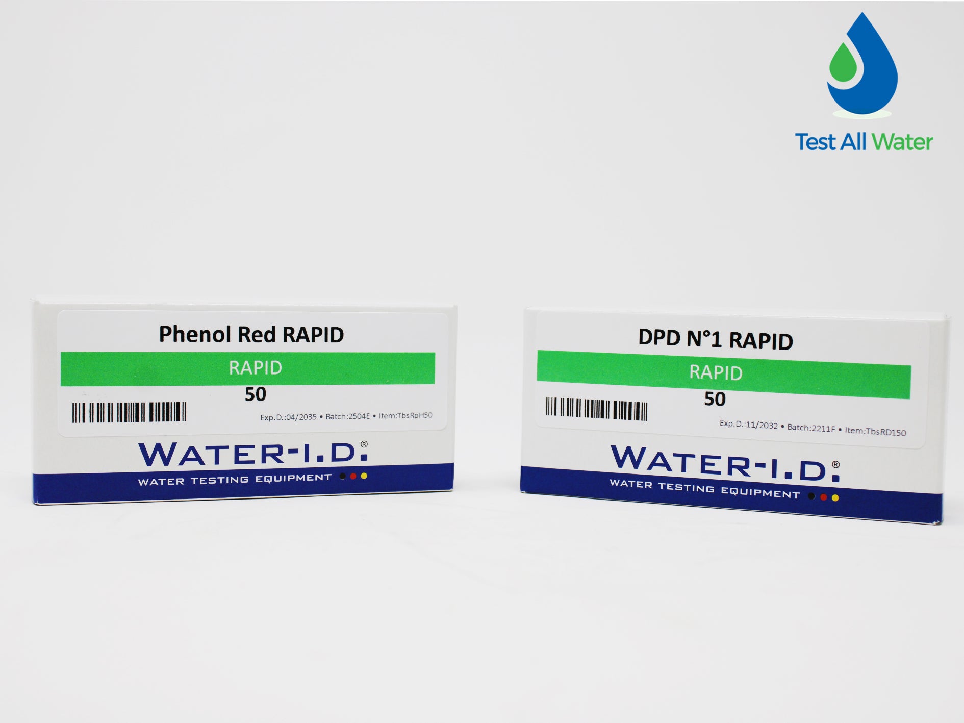 Water ID / Rapid Dpd No 1 & pH Rapid Bundle 50 pack