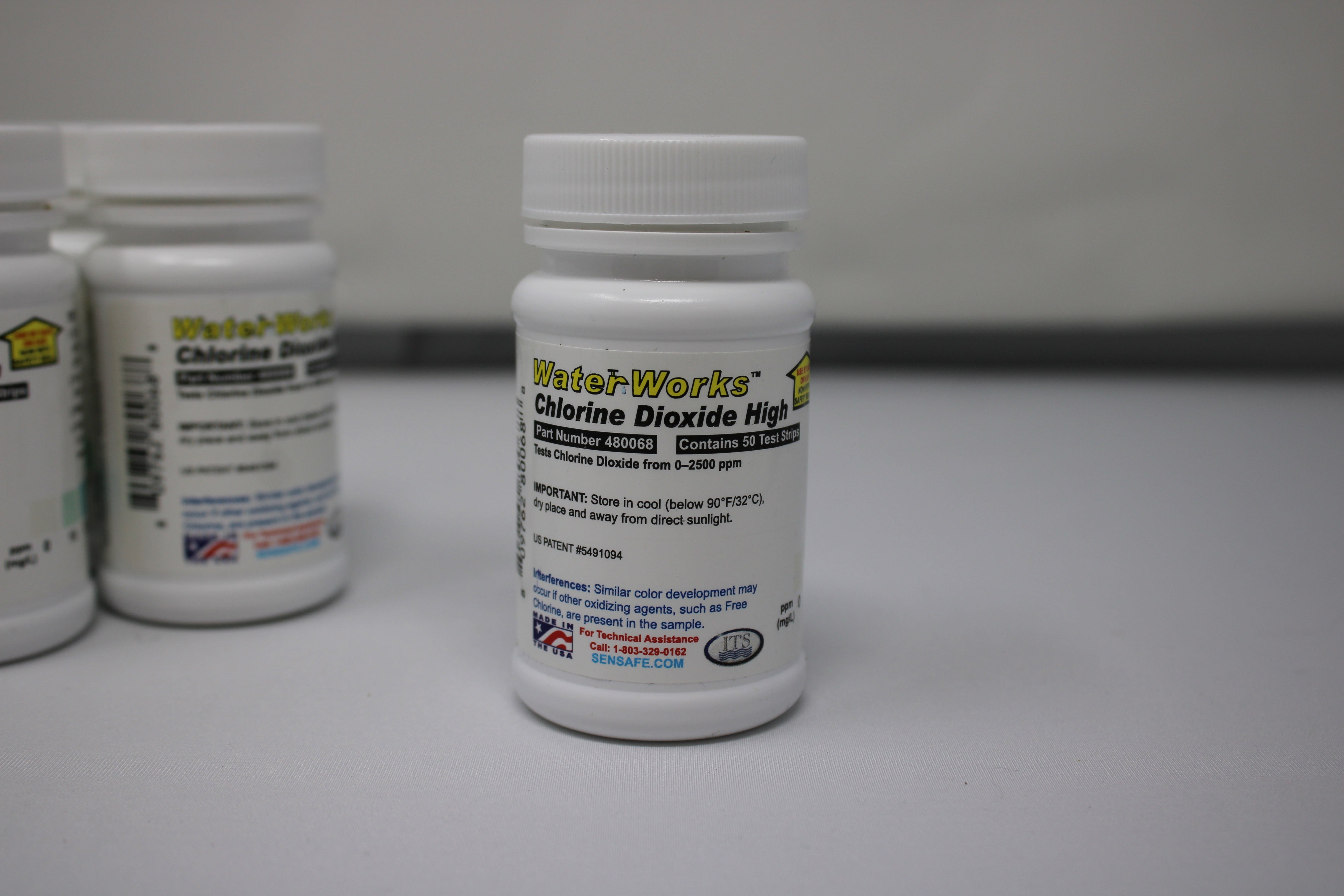 Chlorine Dioxide High Range Test Strips Expired 12/25