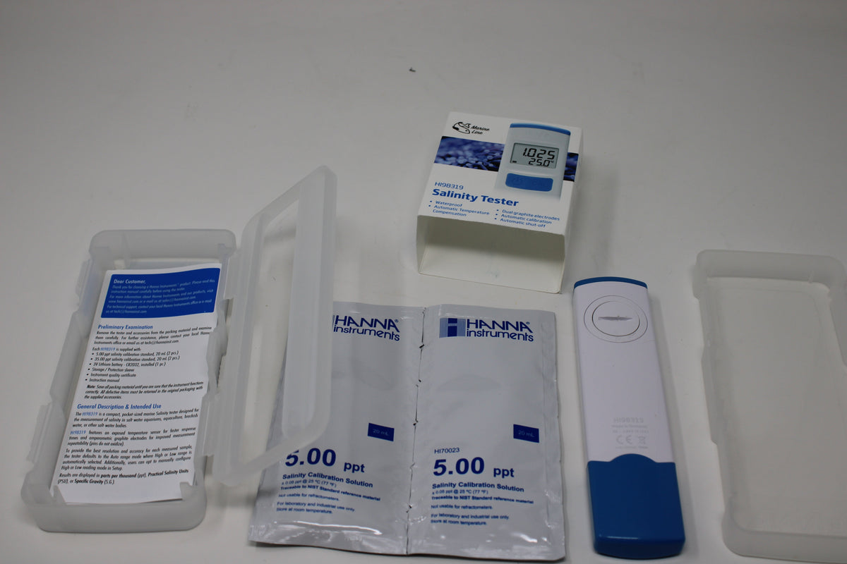 Hanna Instruments HI-98319 Waterproof Salinity Tester Clearance Item