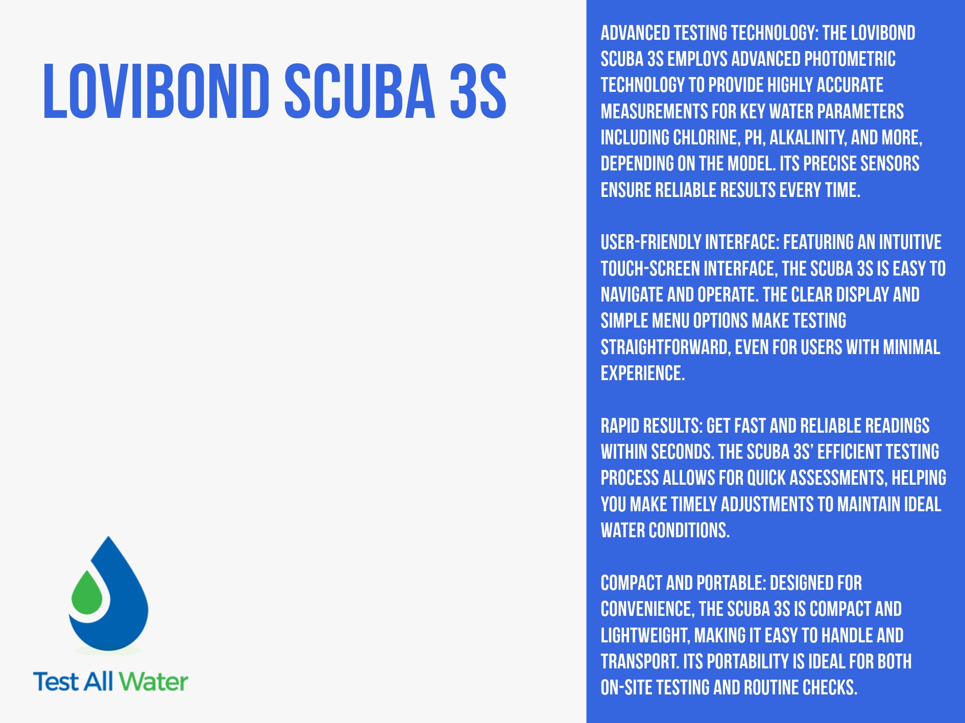 Lovibond Scuba3s