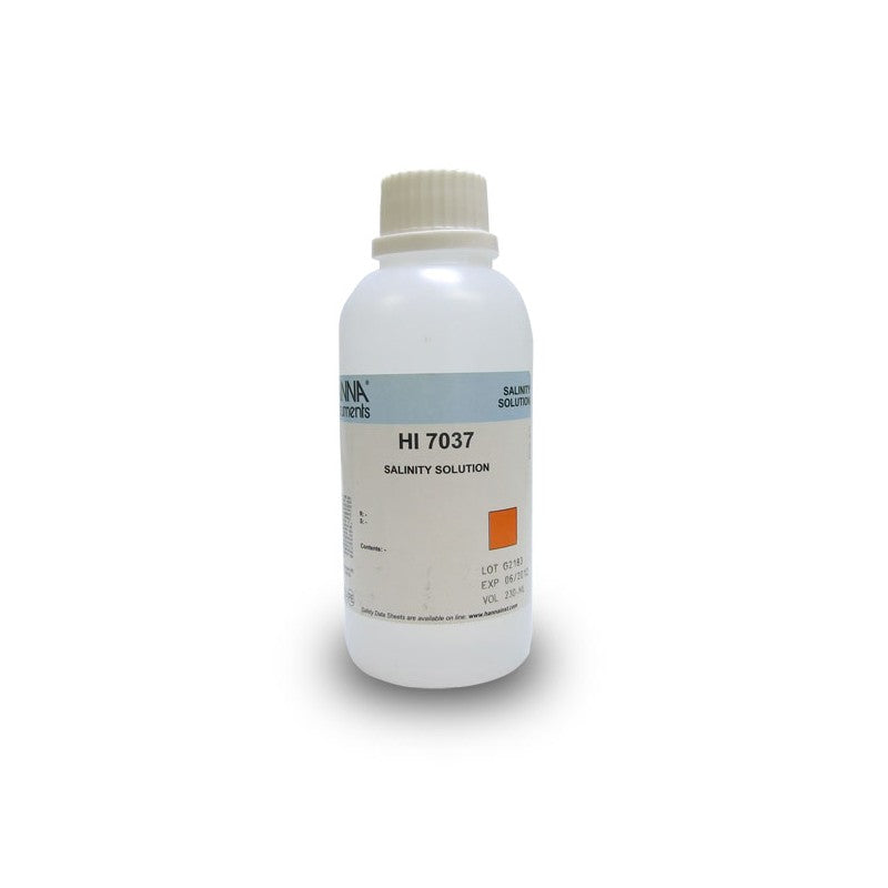 Hanna Instruments HI-7037M Calibration solution for %readings 100% Sodium Chloride, 230ml