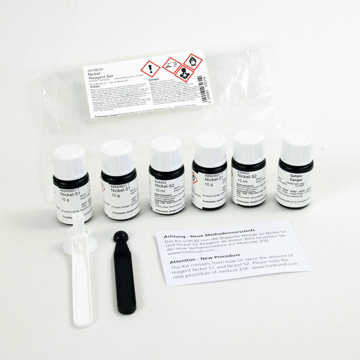 Lovibond Nickel Reagent Test