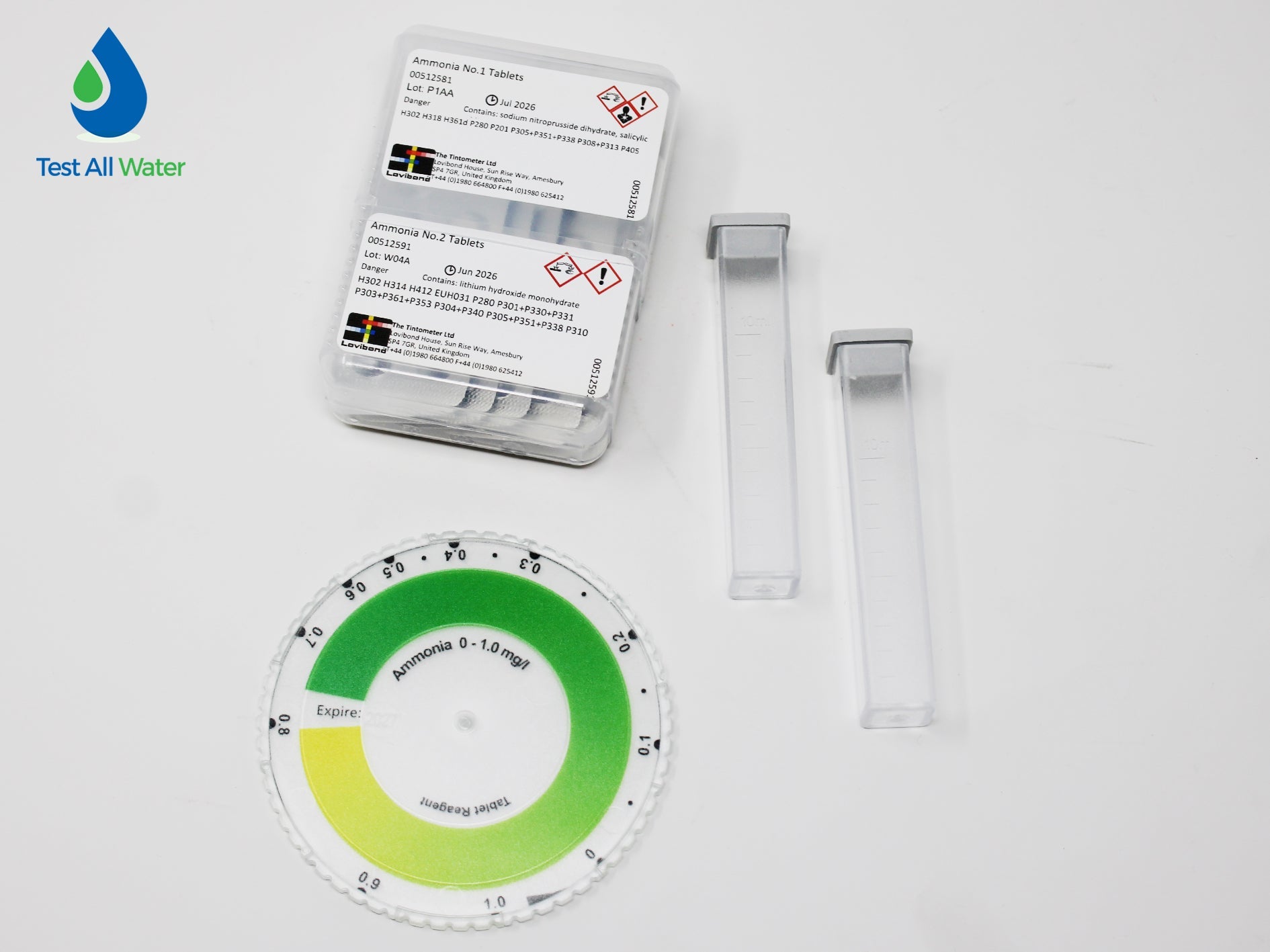 Lovibond Checkit Testpak Ammonia Clearance Item
