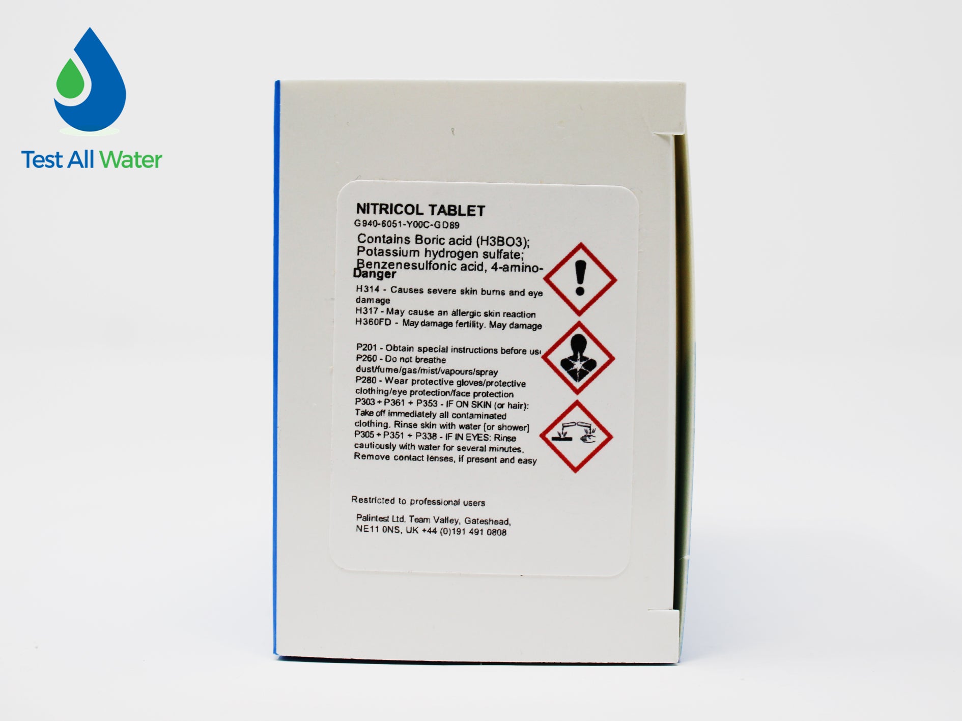 Palintest Nitrite (Nitricol) Photometer Reagents