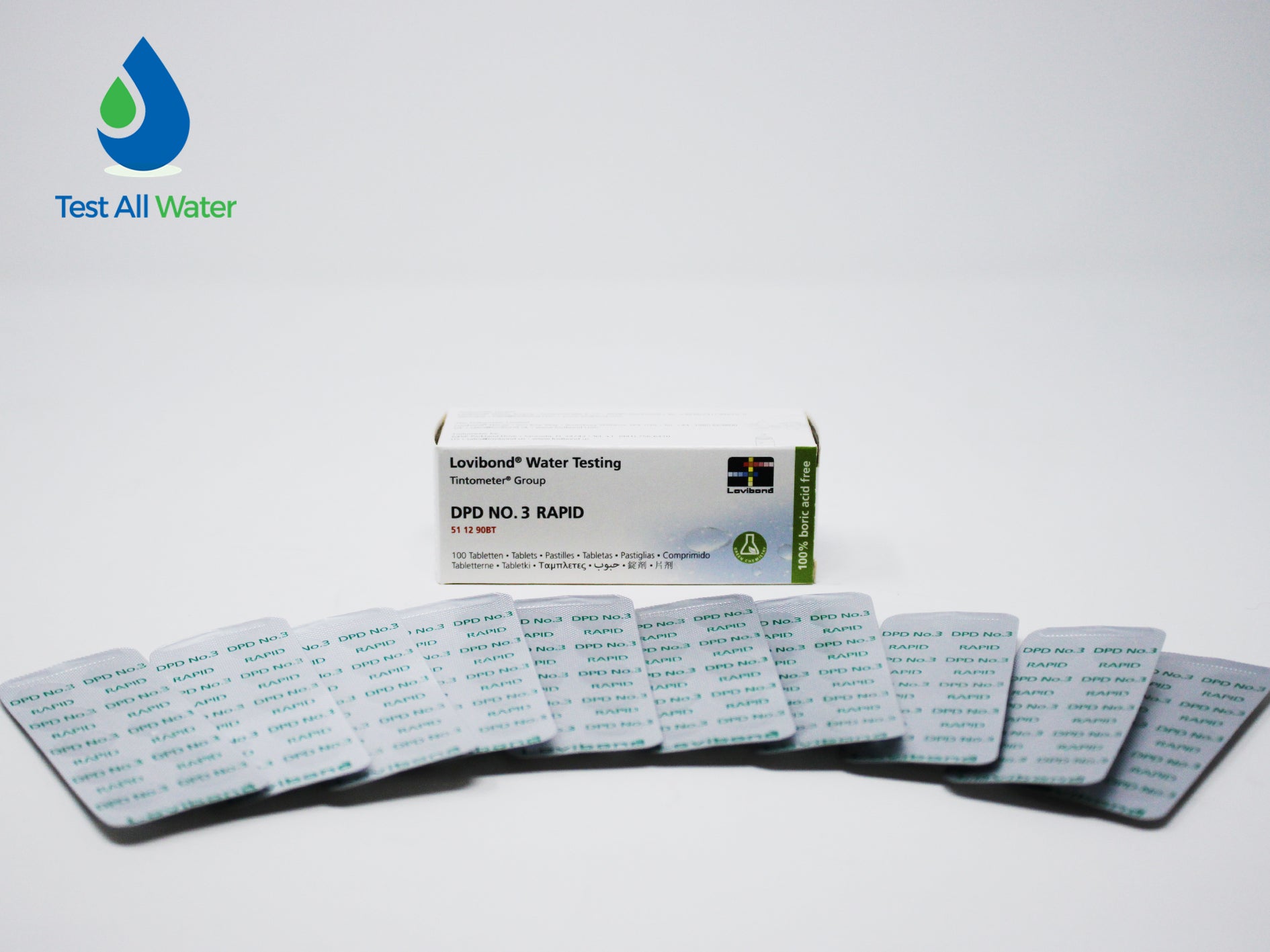 Lovibond DPD No 3 Rapid Dissolve Tablets