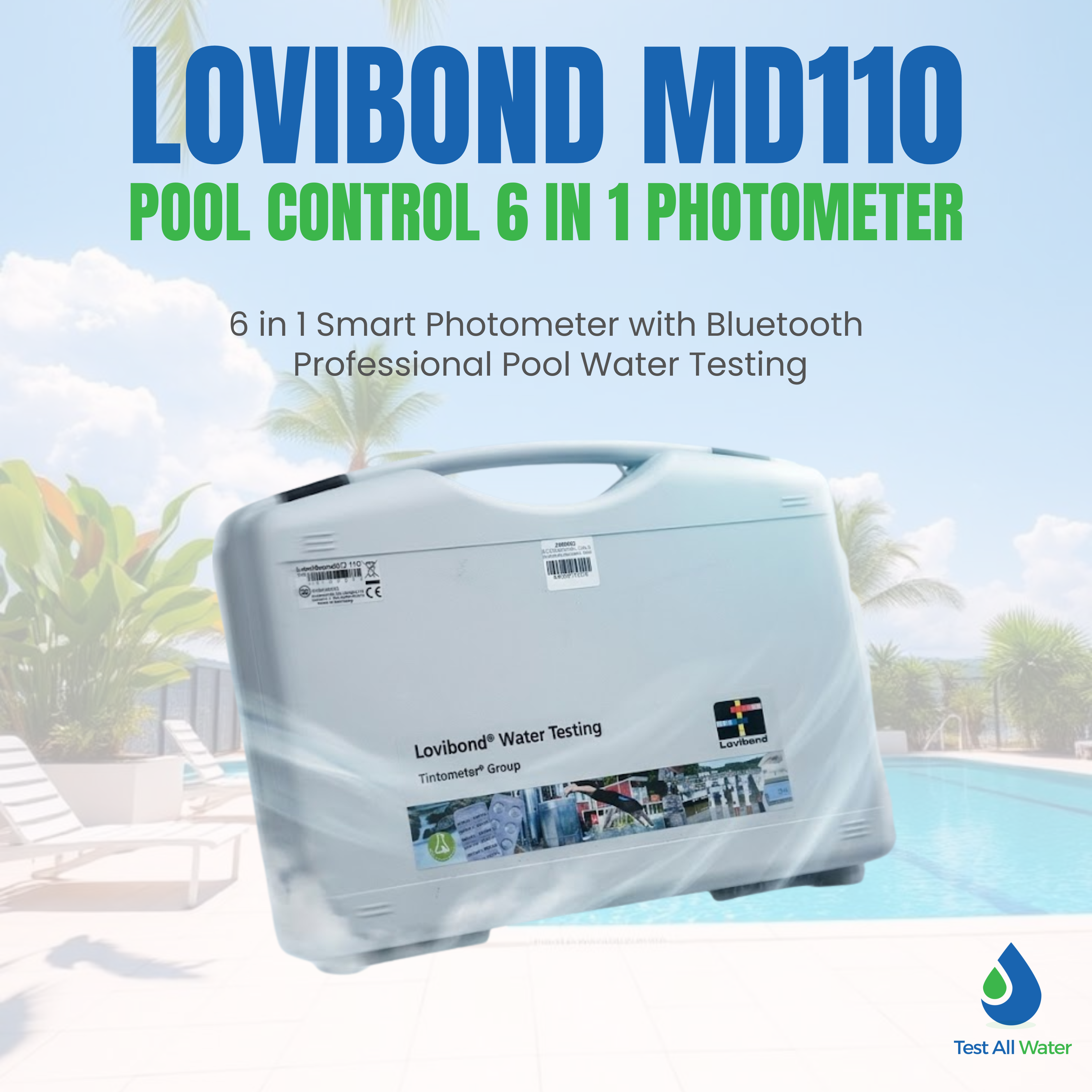 Lovibond MD110 Pool Control 6 in 1 Photometer