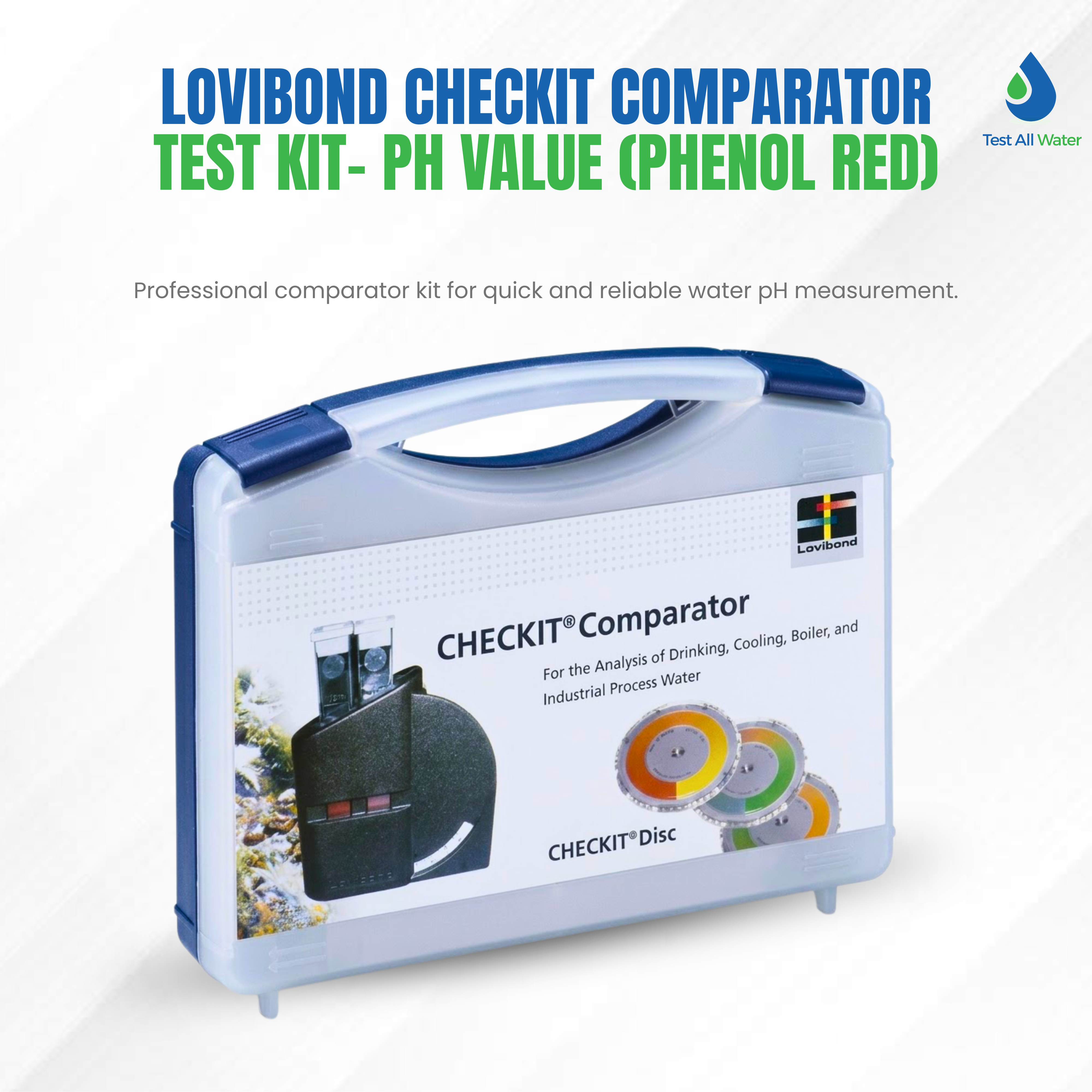 Lovibond Checkit Comparator Test Kit- pH Value (Phenol Red)