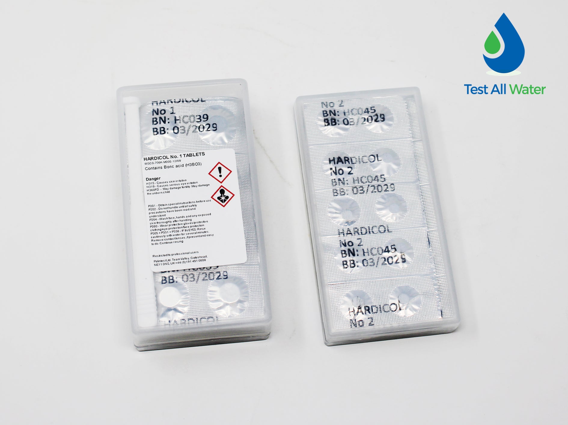 Palintest Hardicol Hardness Reagents