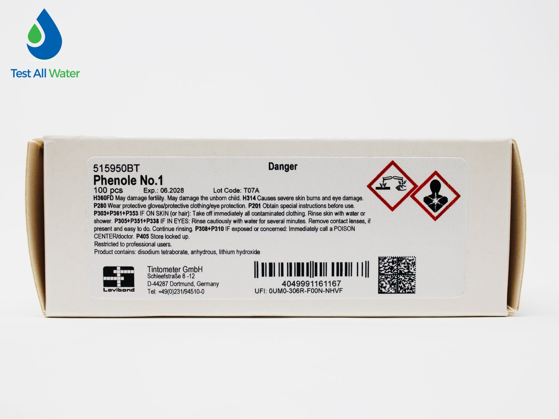 Lovibond Phenol No.1 100 Tablets