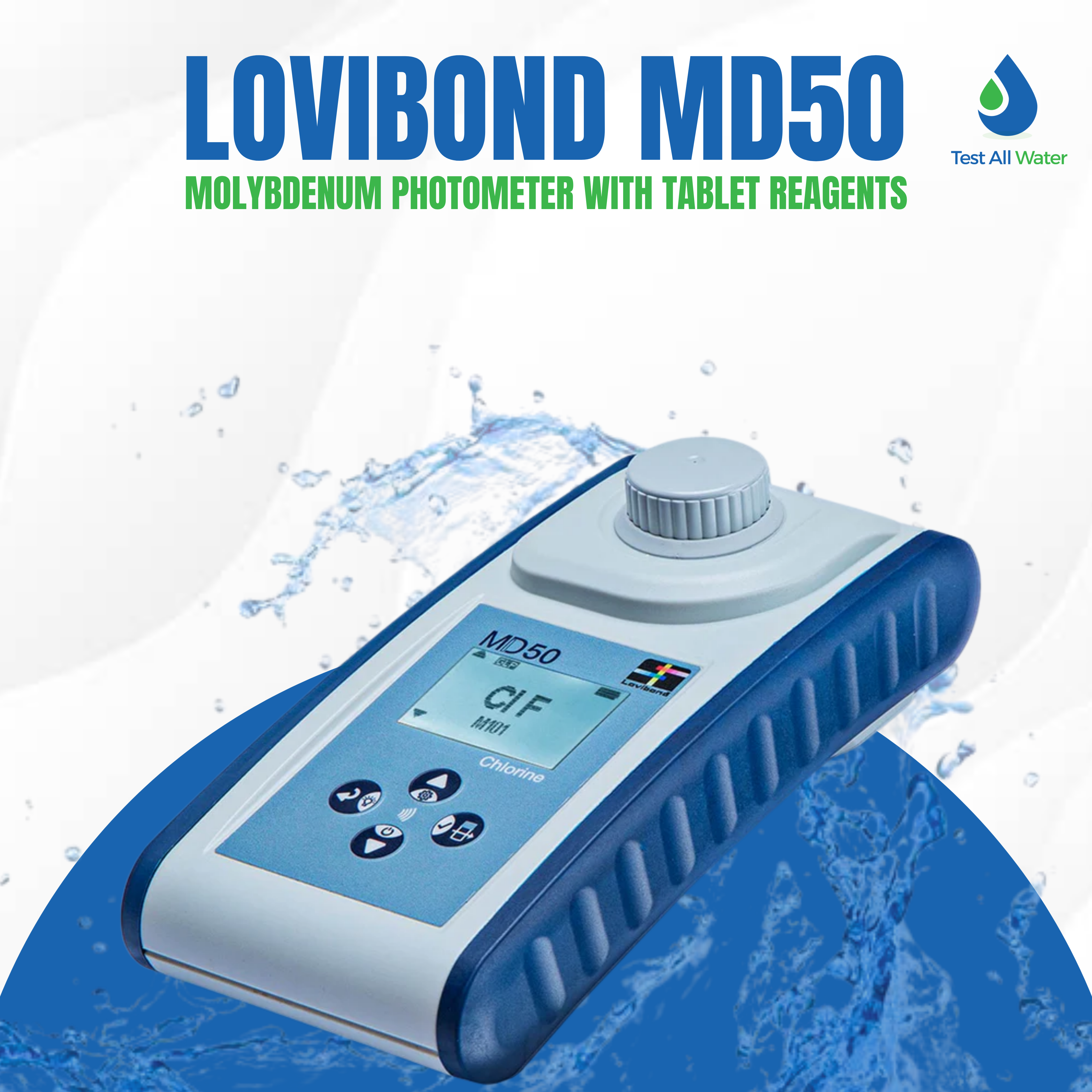 Lovibond MD50 Molybdenum Photometer with Tablet Reagents