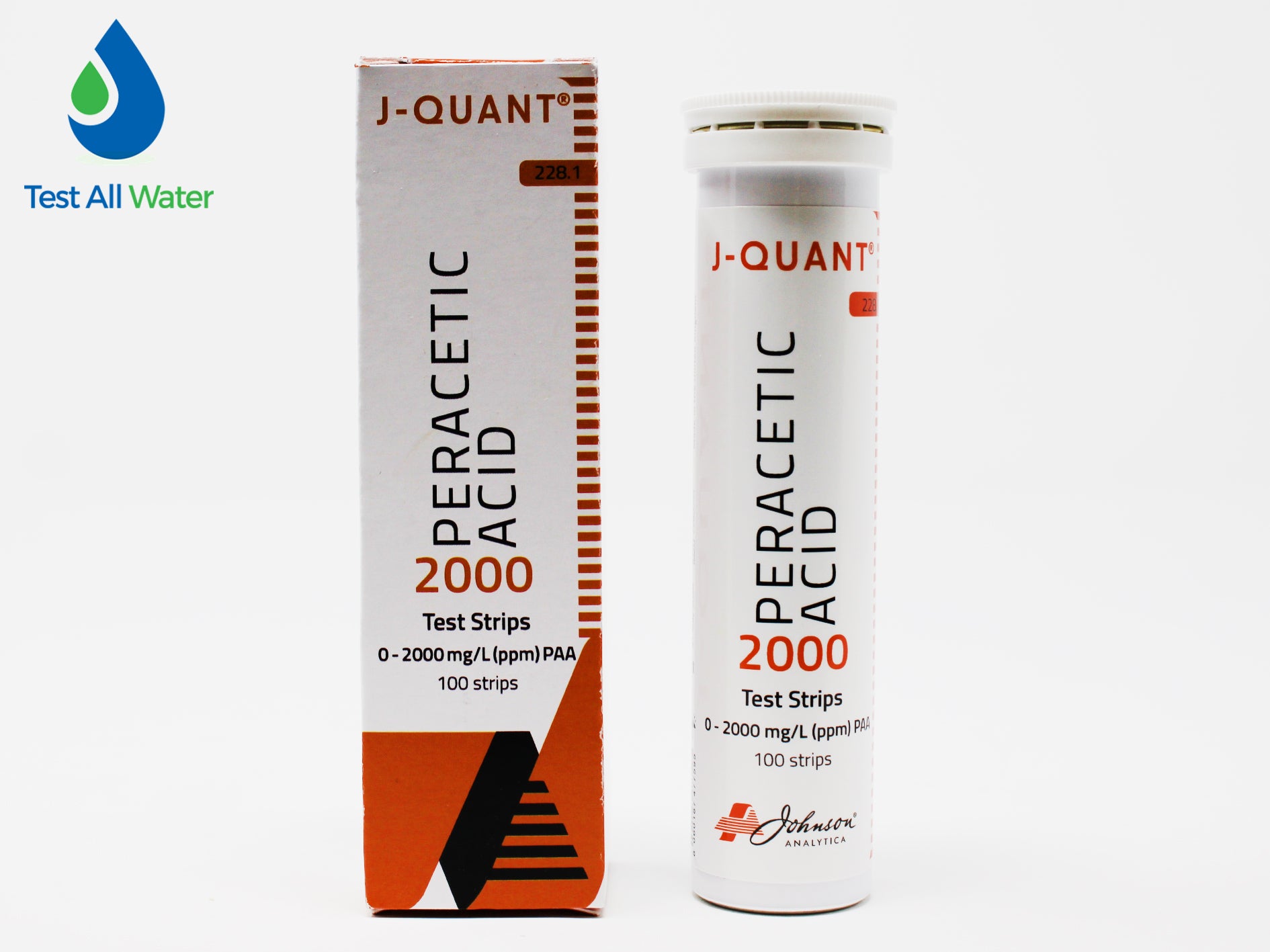 Peracetic Acid 0-2000 Test Strips