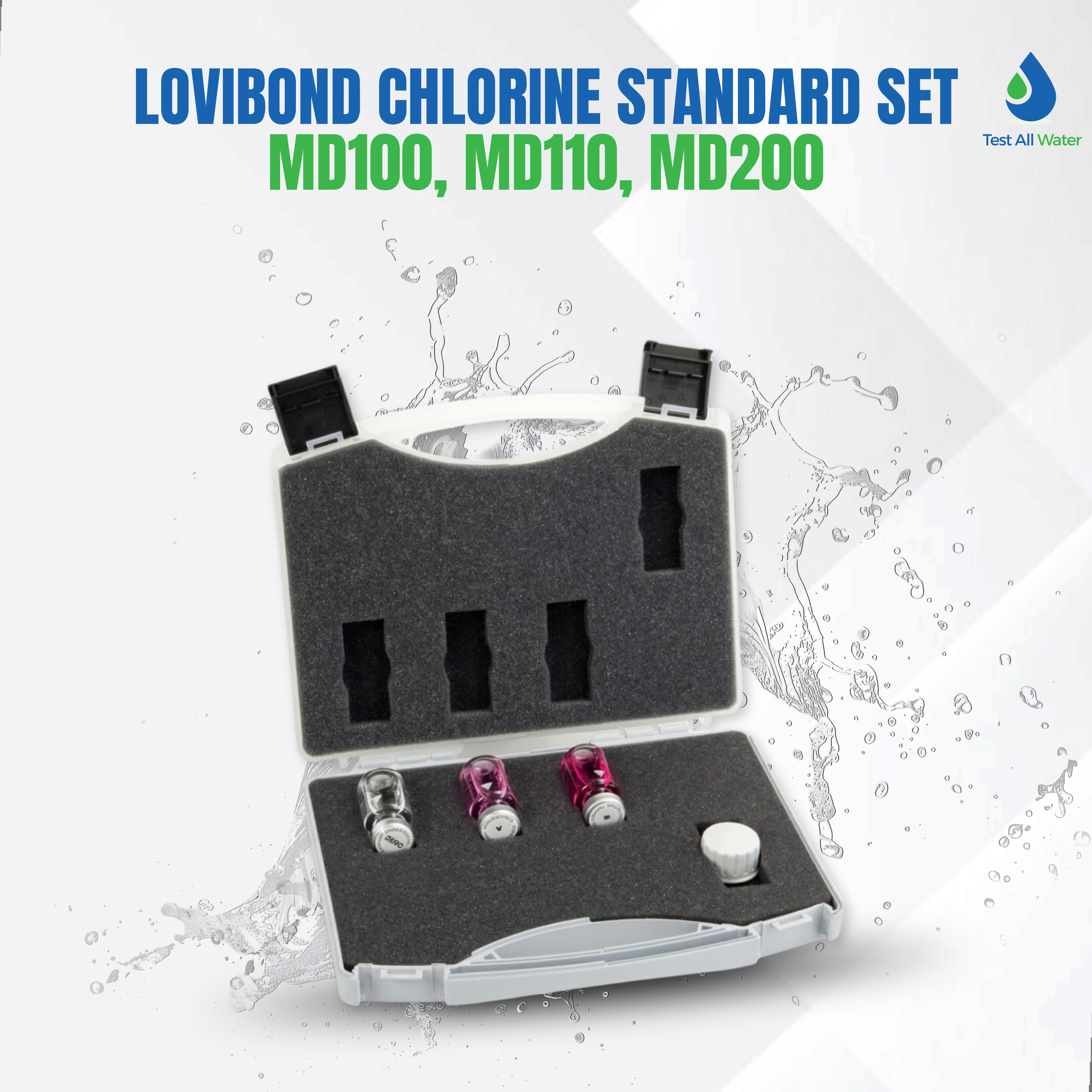 Lovibond Chlorine Standard set MD100, MD110, MD200
