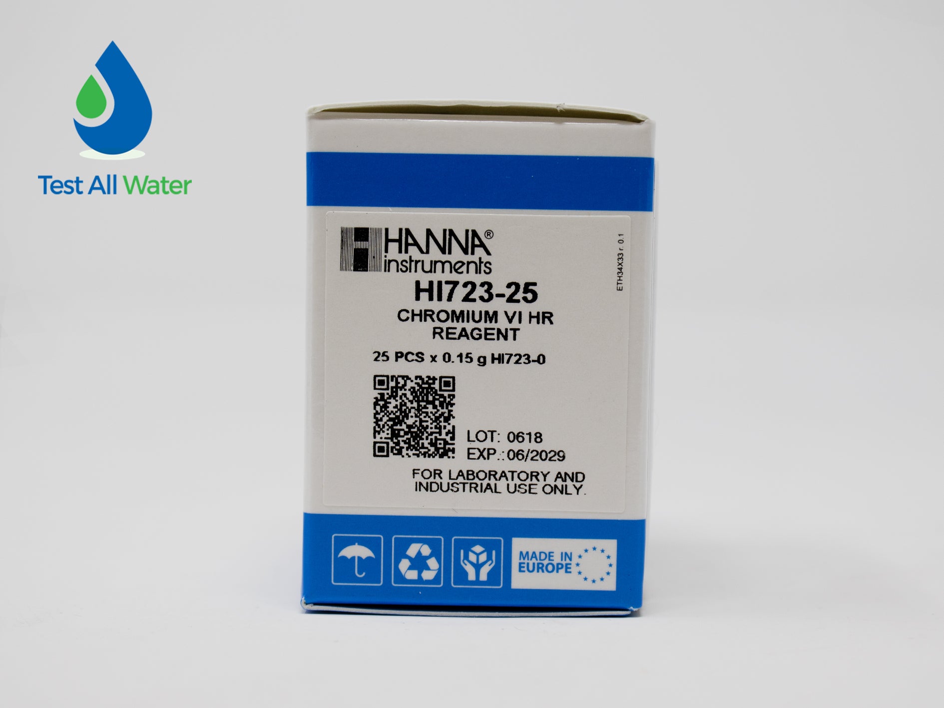 Hanna Instruments HI-723-25 Reagents for HI-723 Chromium HR Checker
