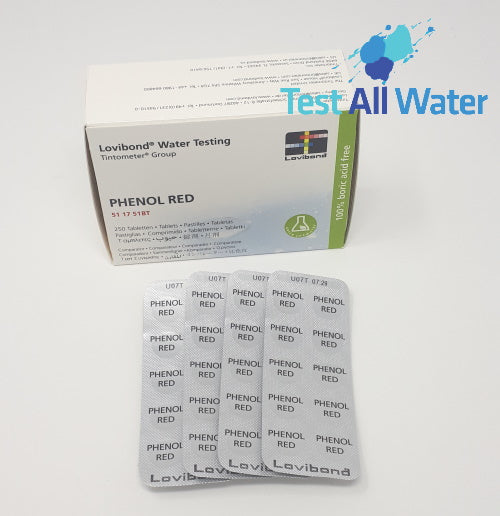 Lovibond Phenol Red Comparator Tablets