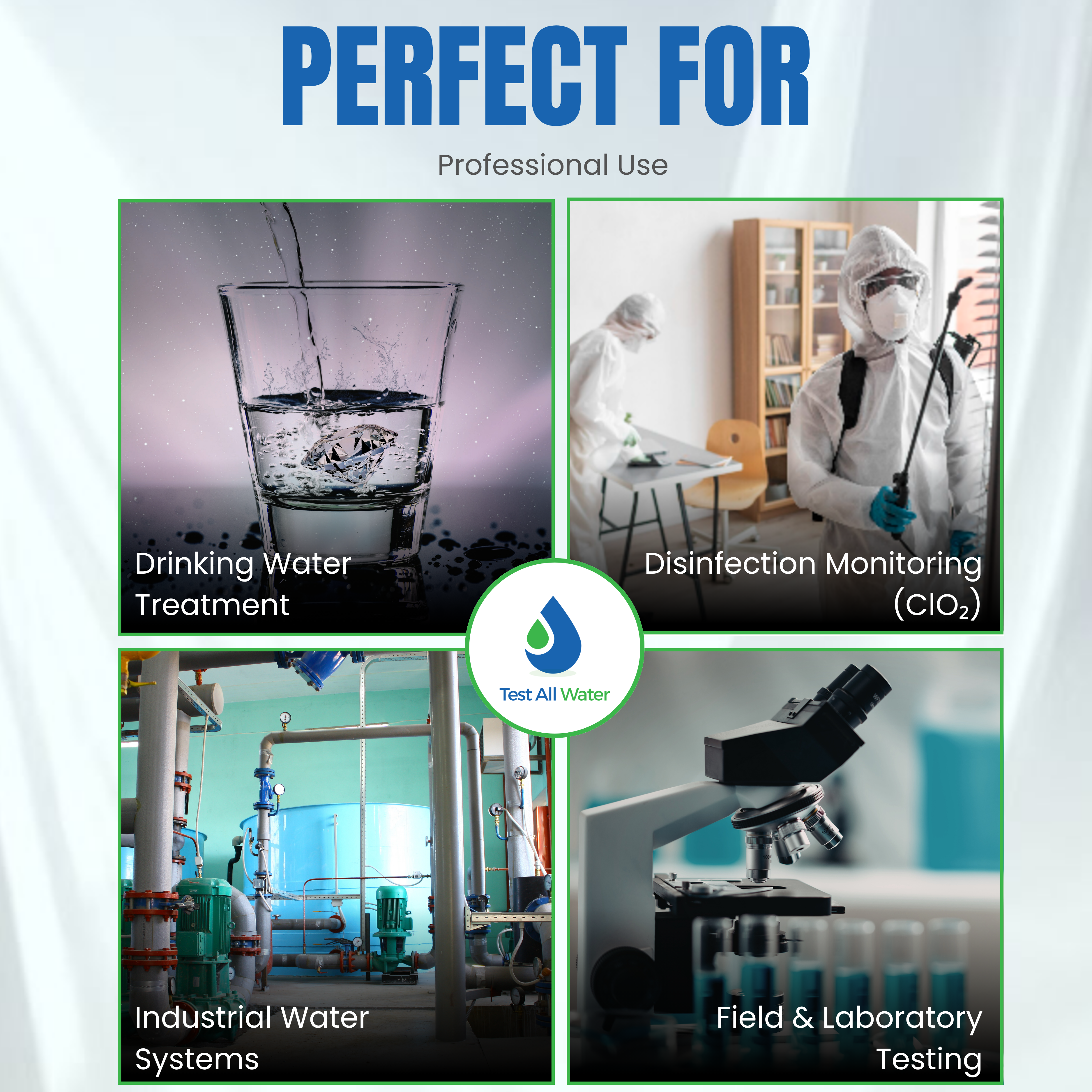 Lovibond MD50 Chlorine Dioxide Photometer with Tablet Reagents
