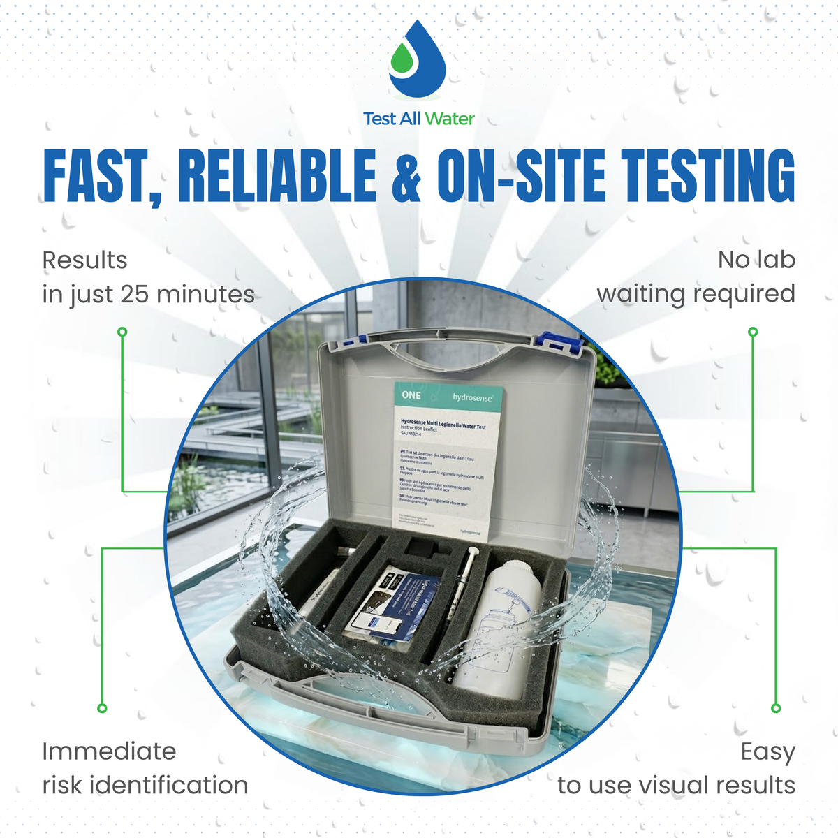Hydrosense ONE Multi Legionella Industrial Kit Clearance Item