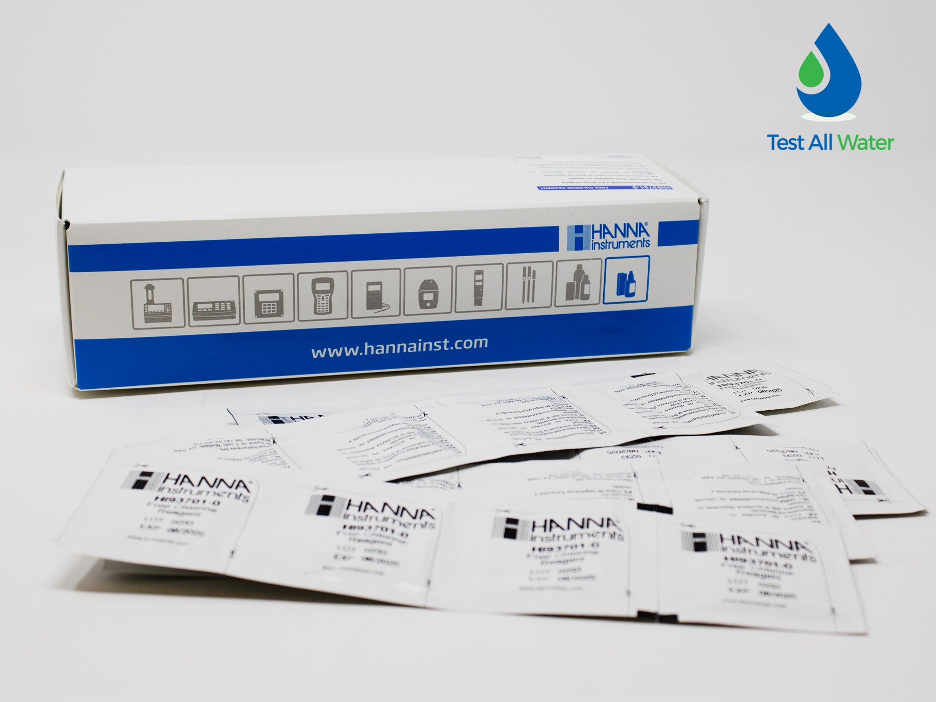 Hanna Instruments 100 Free Chlorine Tests Expiry Date 04/25