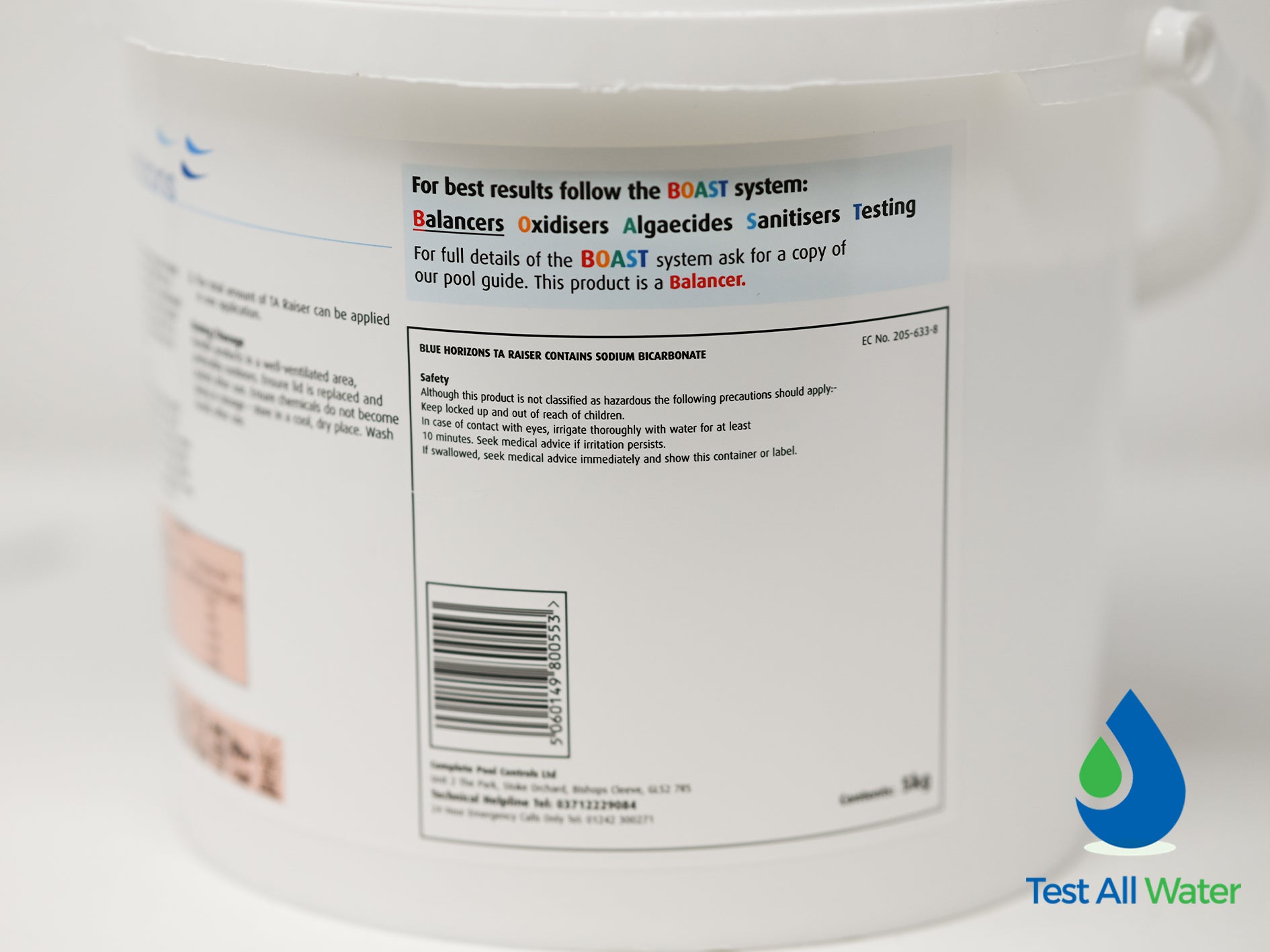 Blue Horizons Total Alkalinity Raiser 5kg - Use TAPLUS5OL as alternative