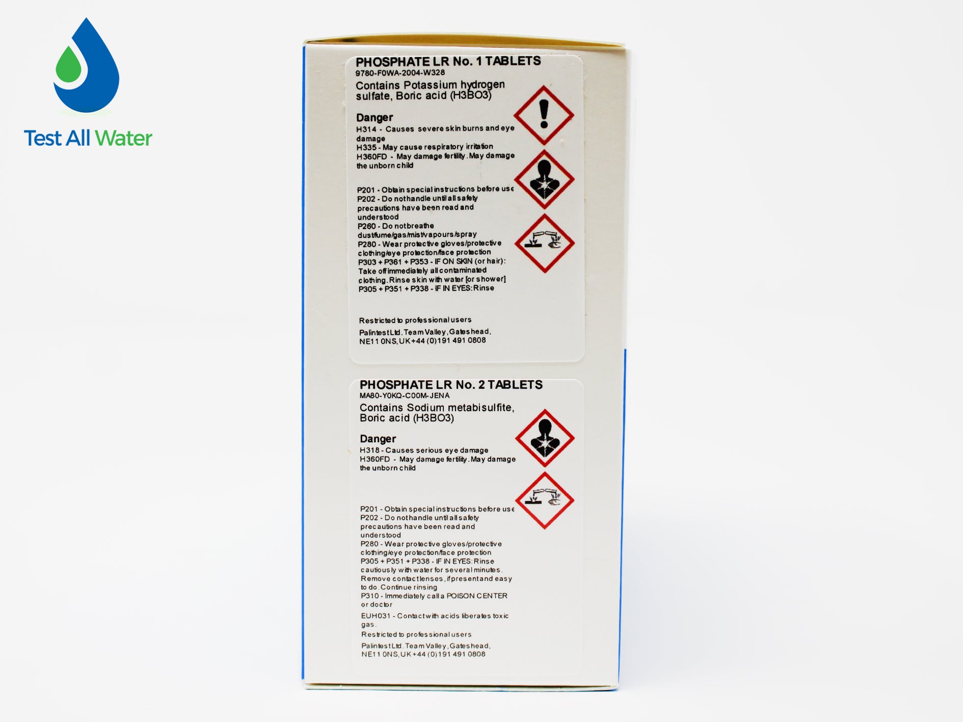 Palintest Phosphate LR Photometer Reagents