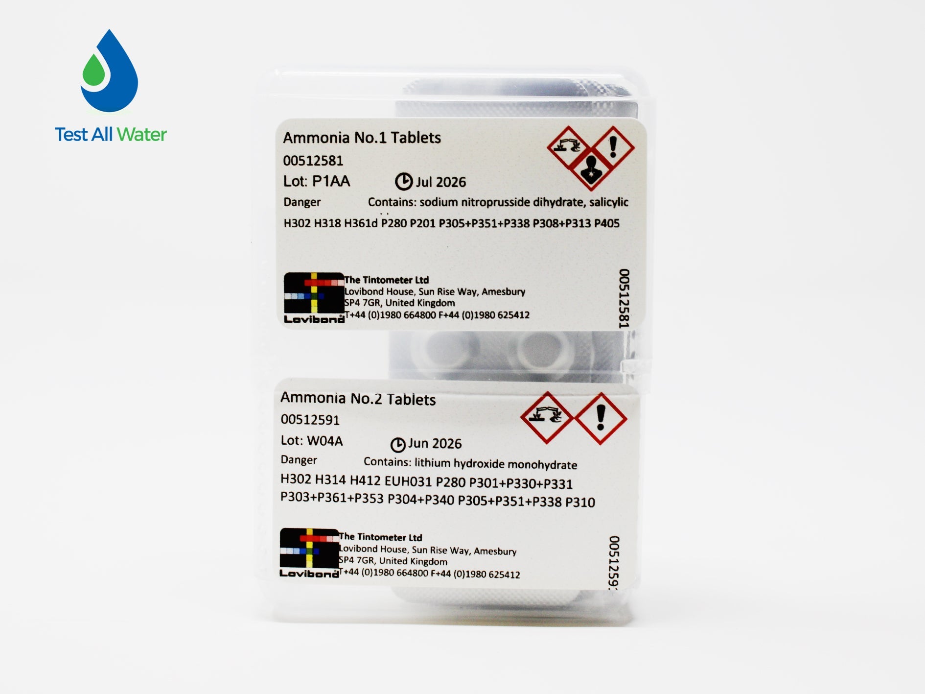 Lovibond Checkit Testpak Ammonia Clearance Item