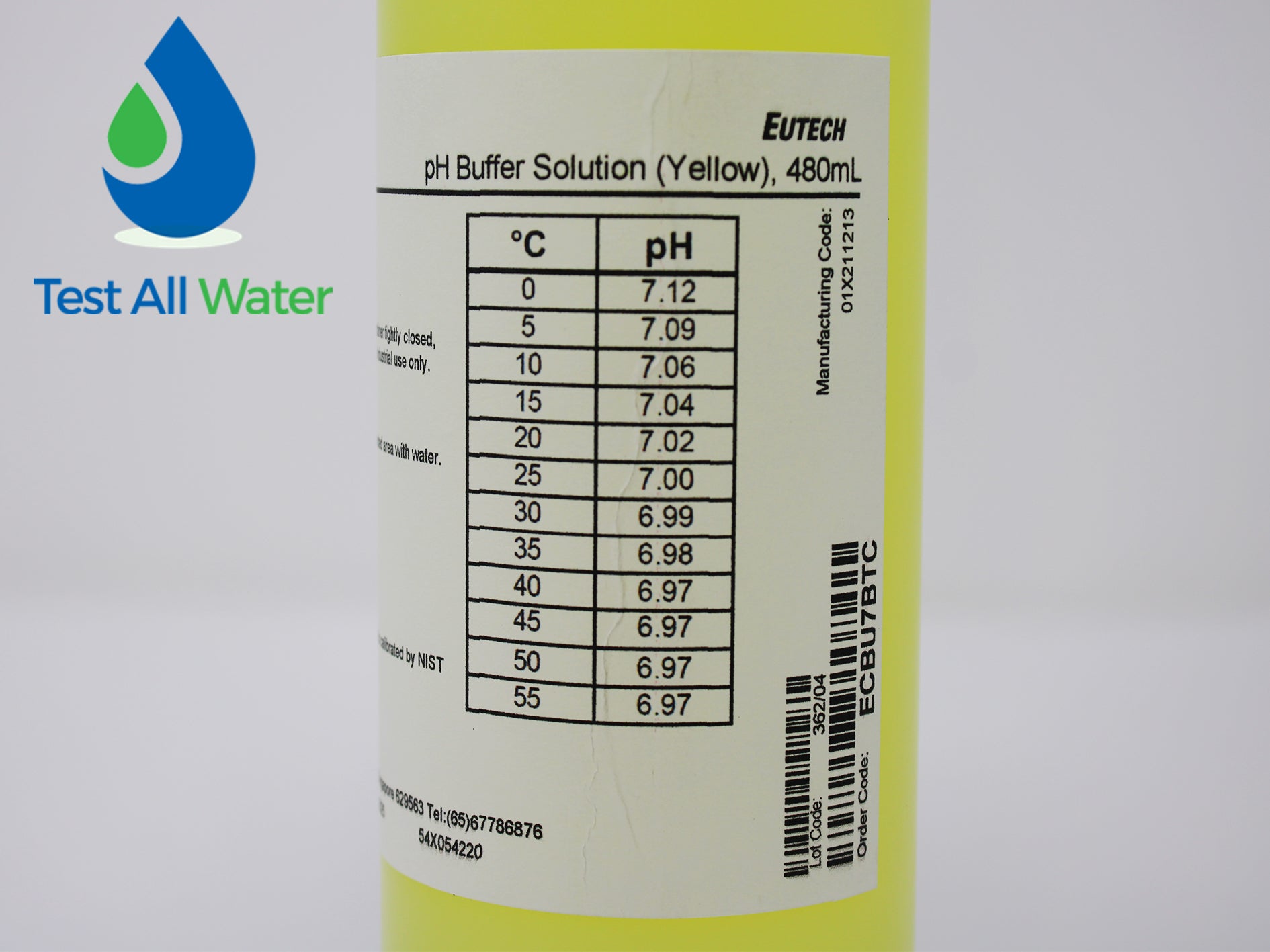 Eutech pH 7.00 Buffer Solution - 480ml