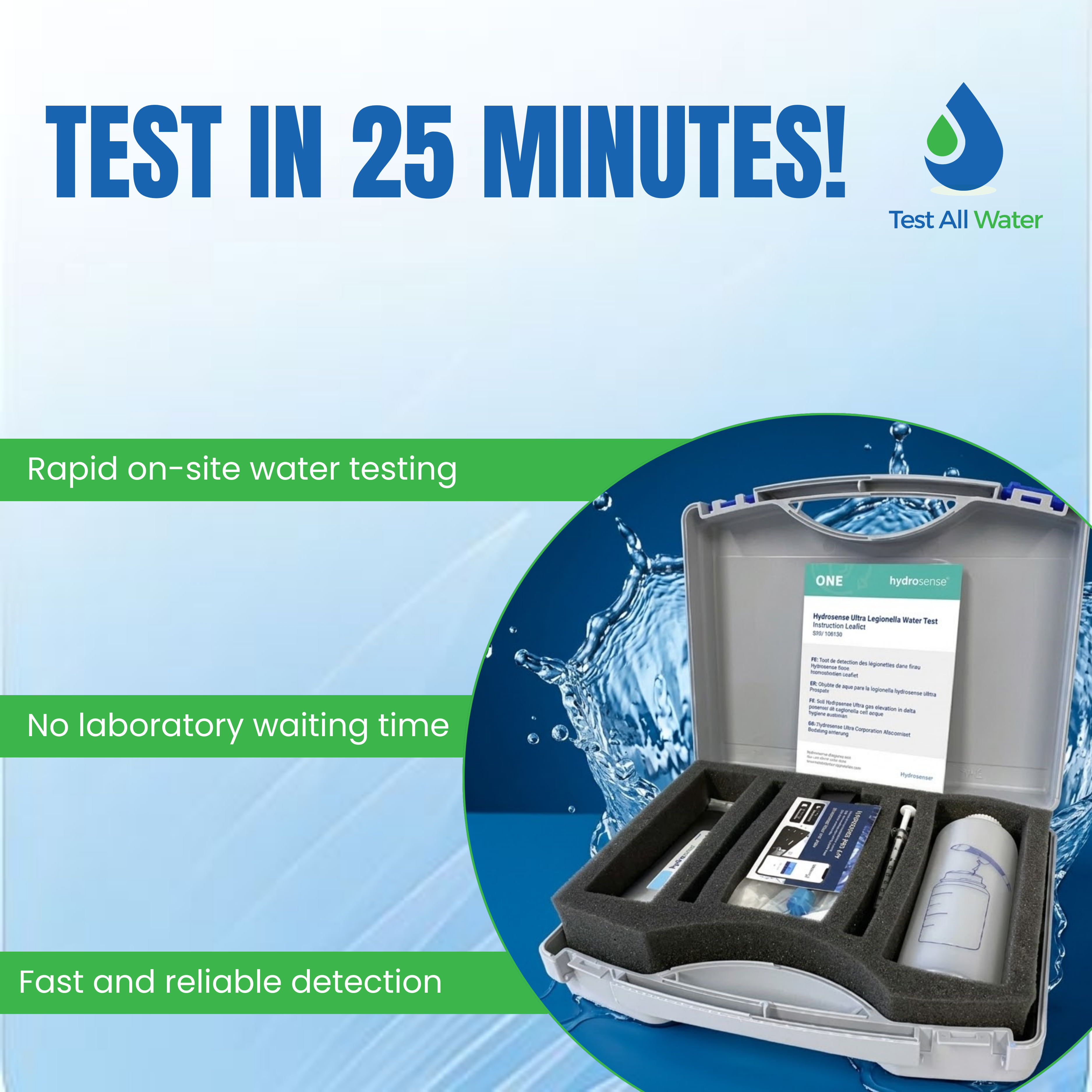 Hydrosense ONE Ultra Legionella Industrial Kit