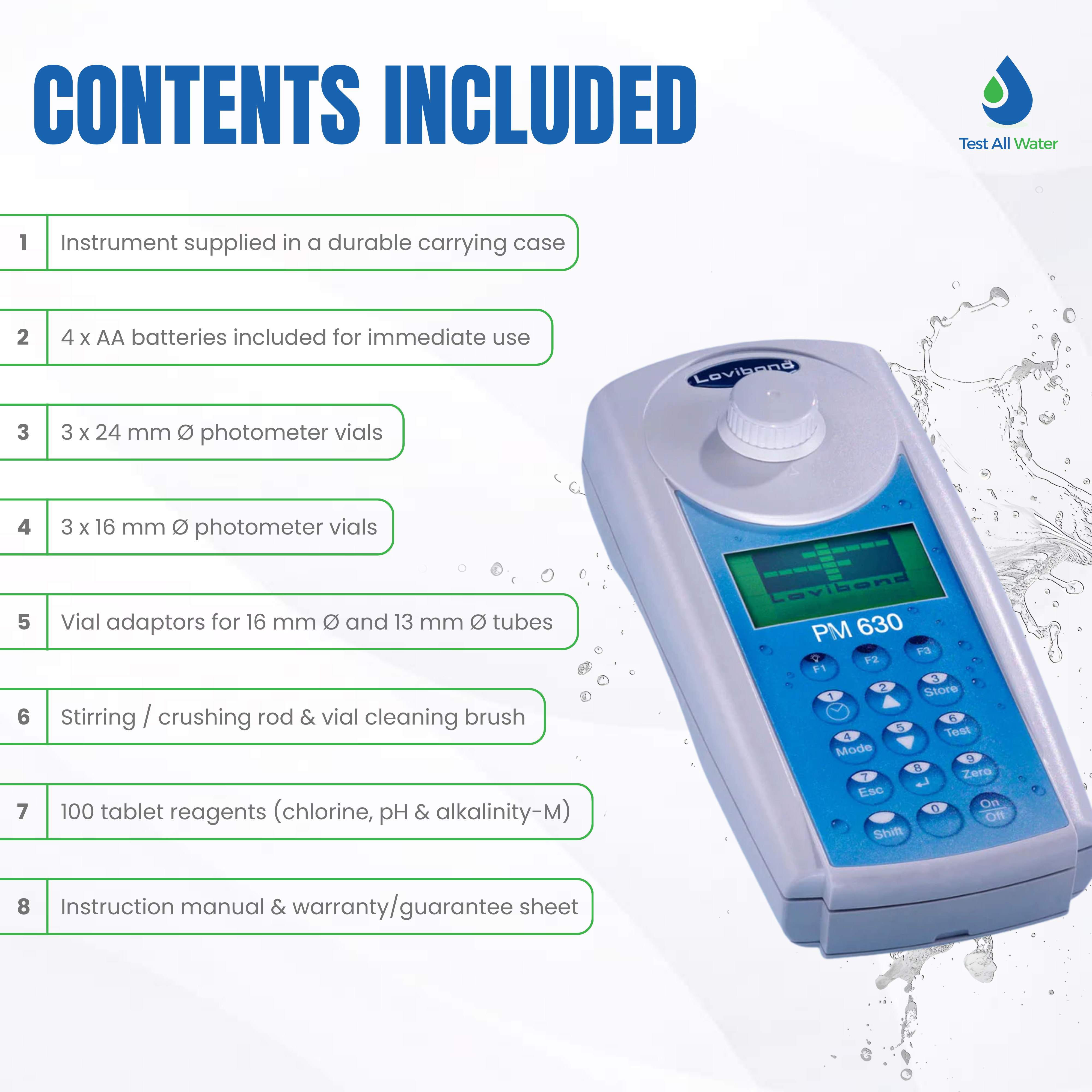 Lovibond Pool Control PM630 Photometer