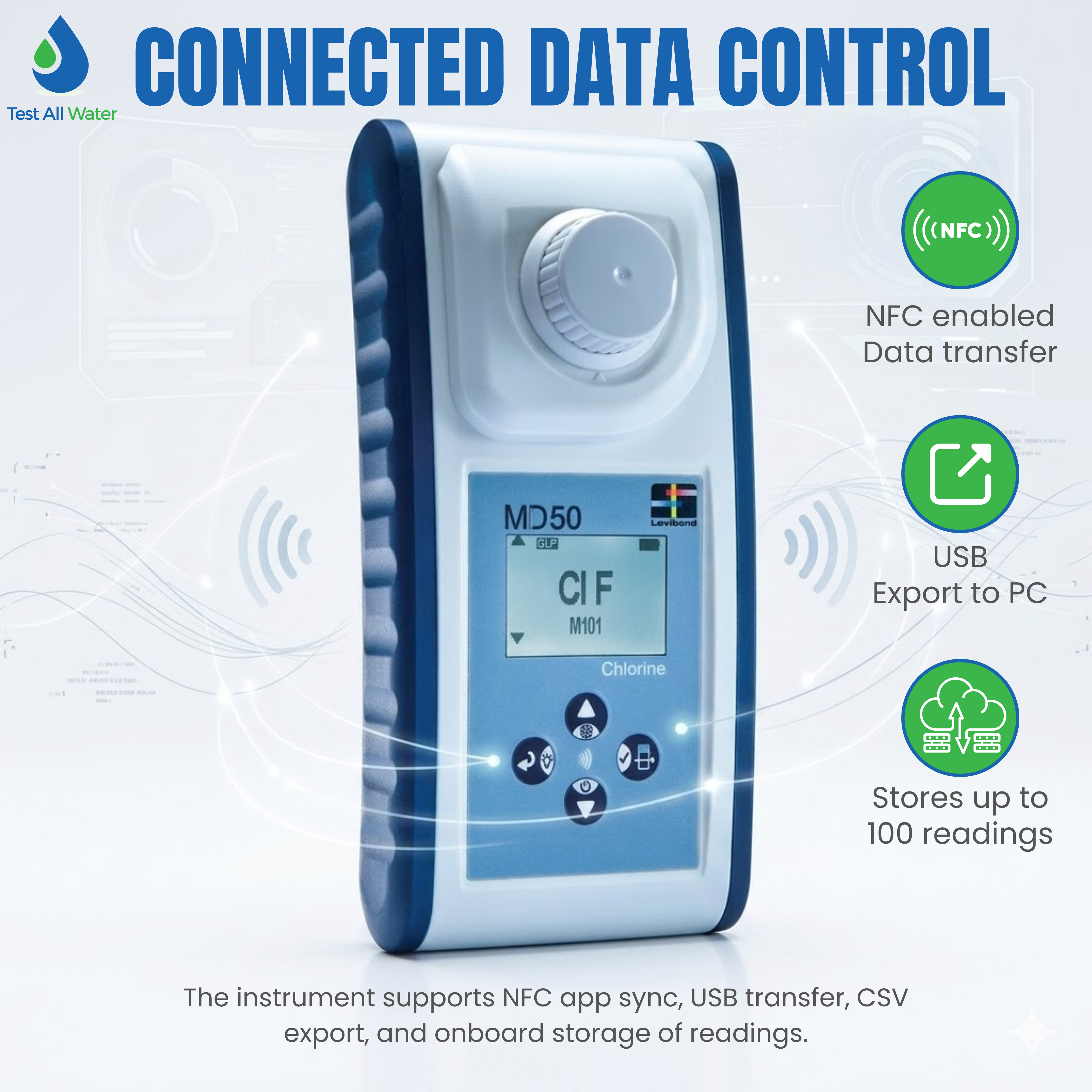 Lovibond MD50 Molybdenum Photometer with Powder Reagents
