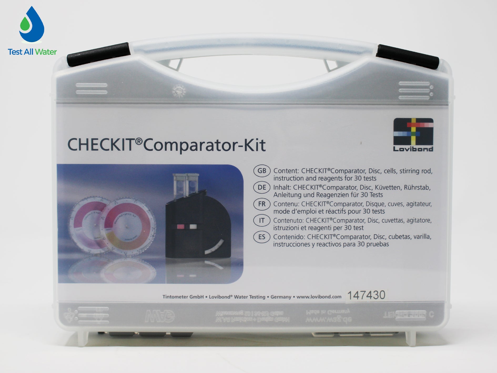 Lovibond Checkit Comparator Copper HR Free Test Kit