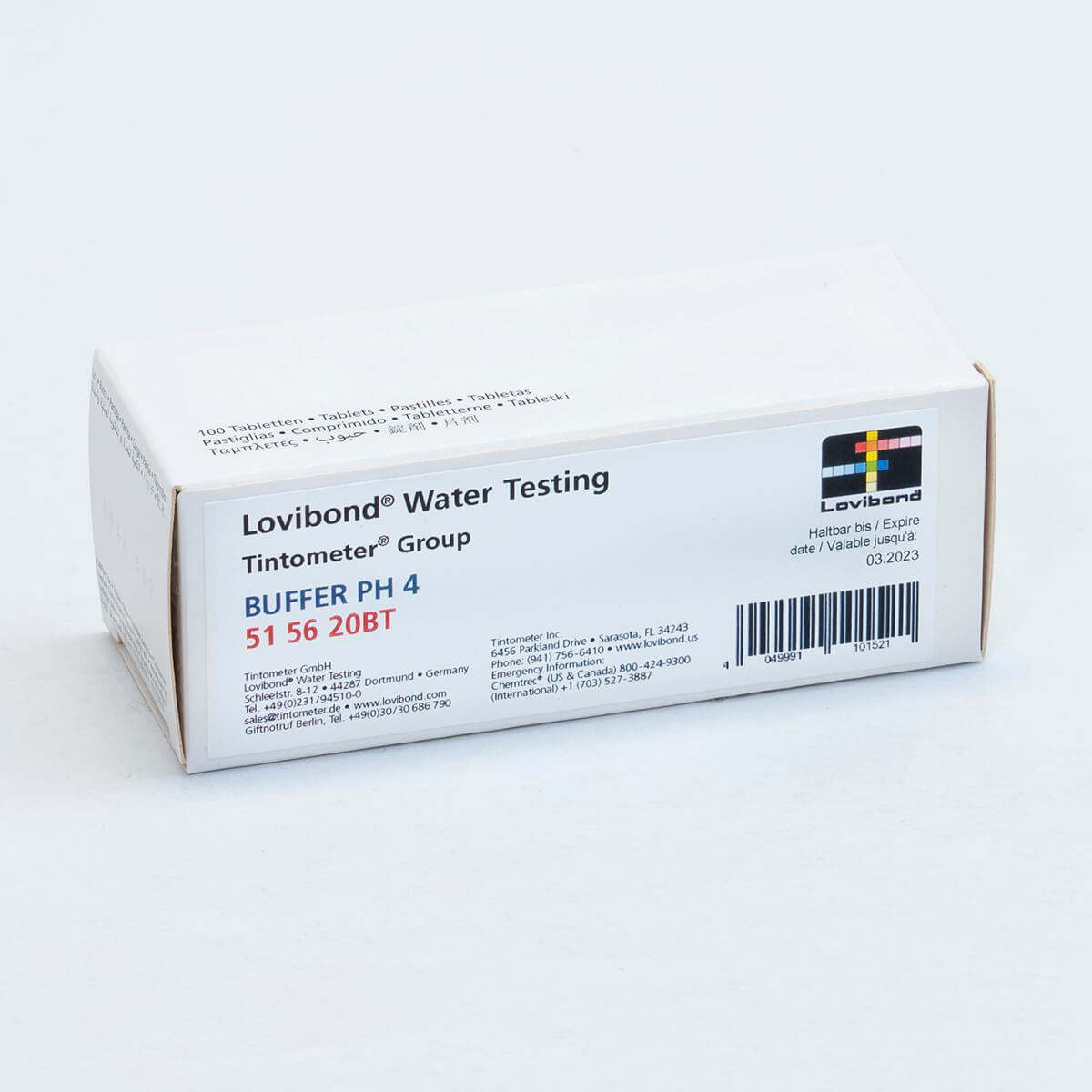 Lovibond Buffer Tablets pH4