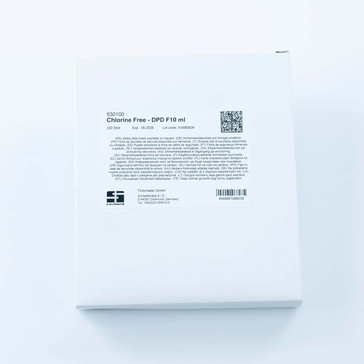 Lovibond Vario Chlorine Free DPD 10ml