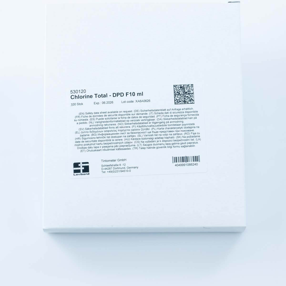 Lovibond Vario Chlorine Total DPD 10ml