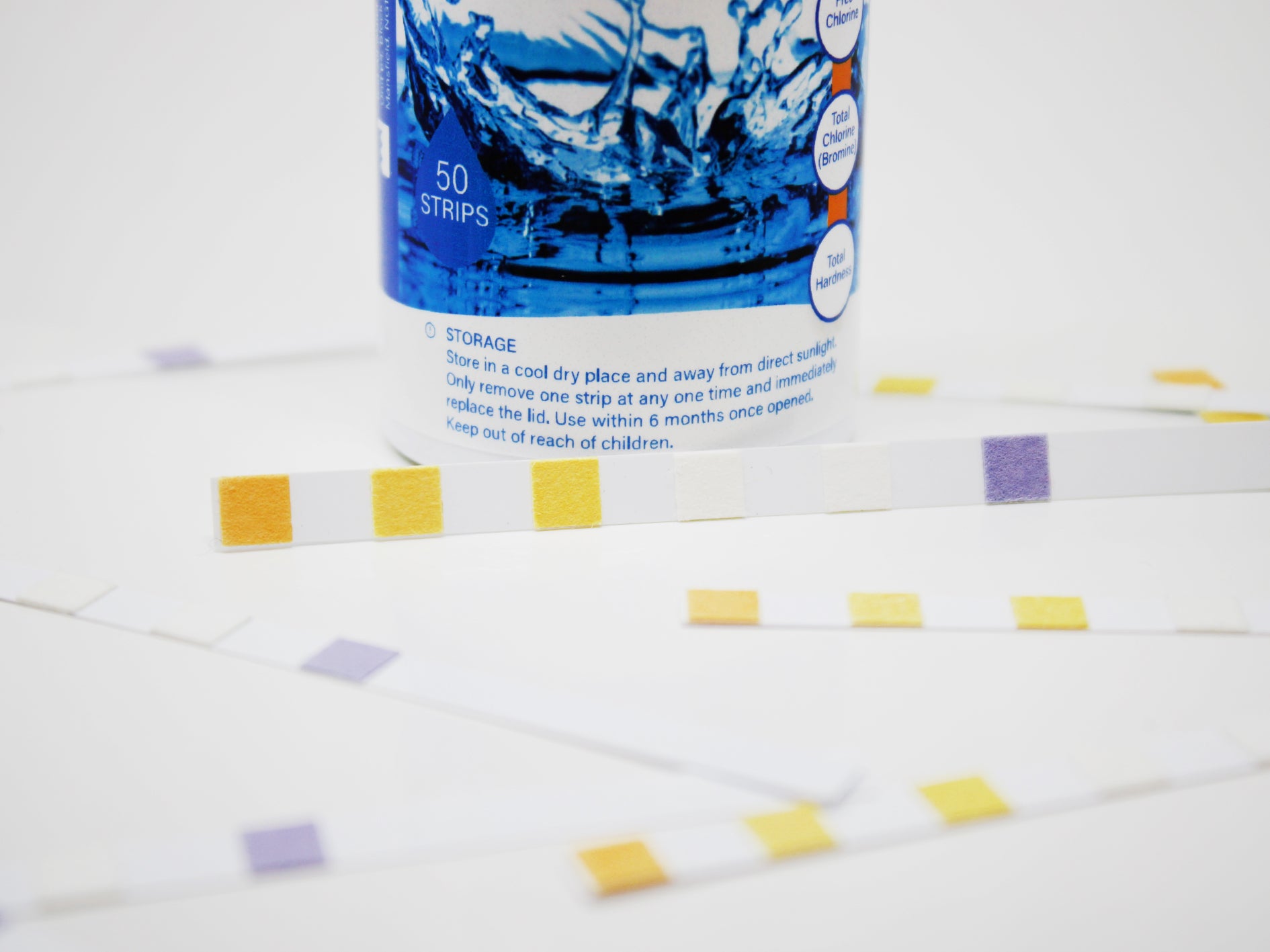 Test All Water 6 In 1 Hot Tub Test strips