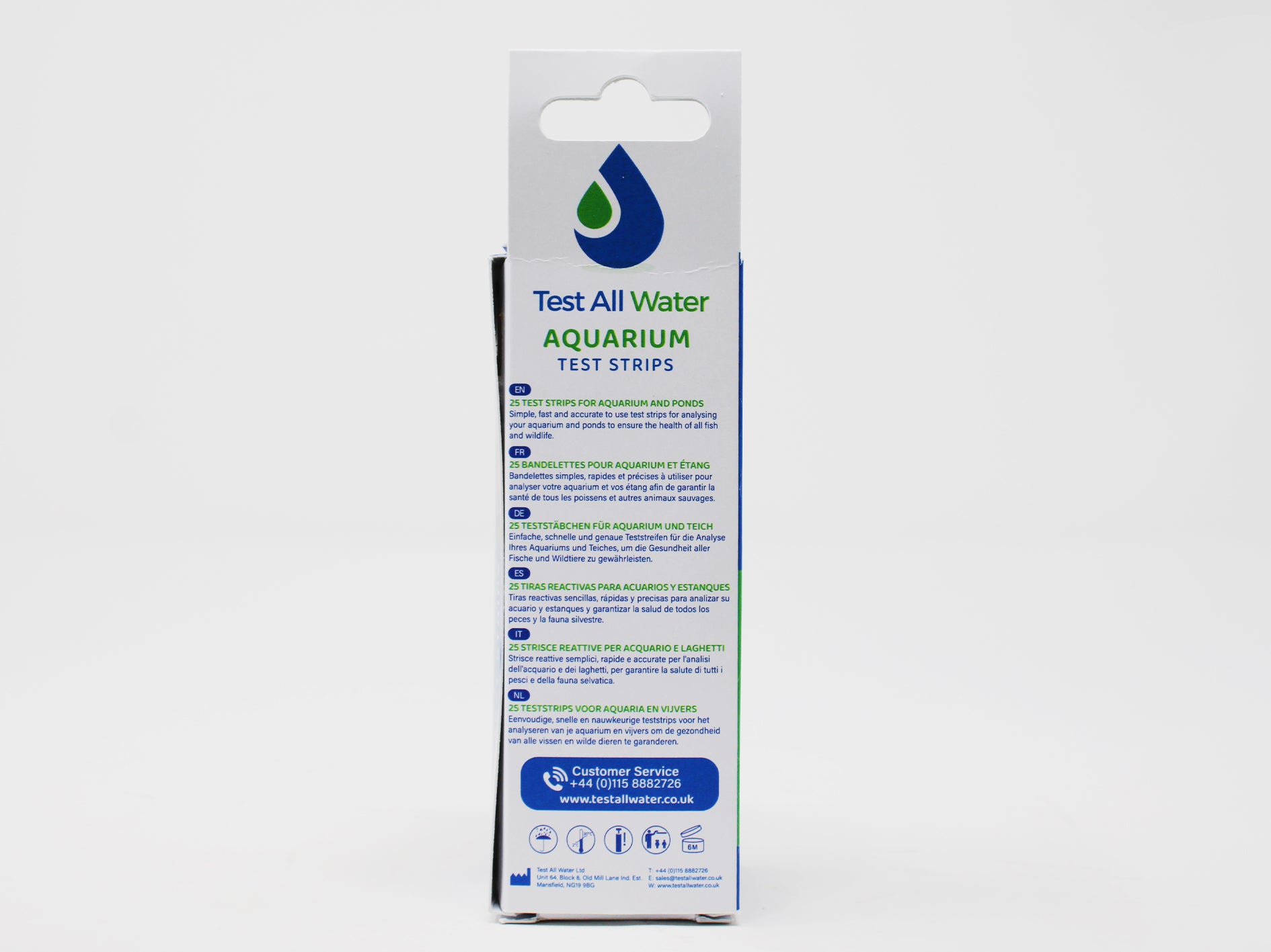Aquarium Ammonia 6, 50 strips/pk Test All Water