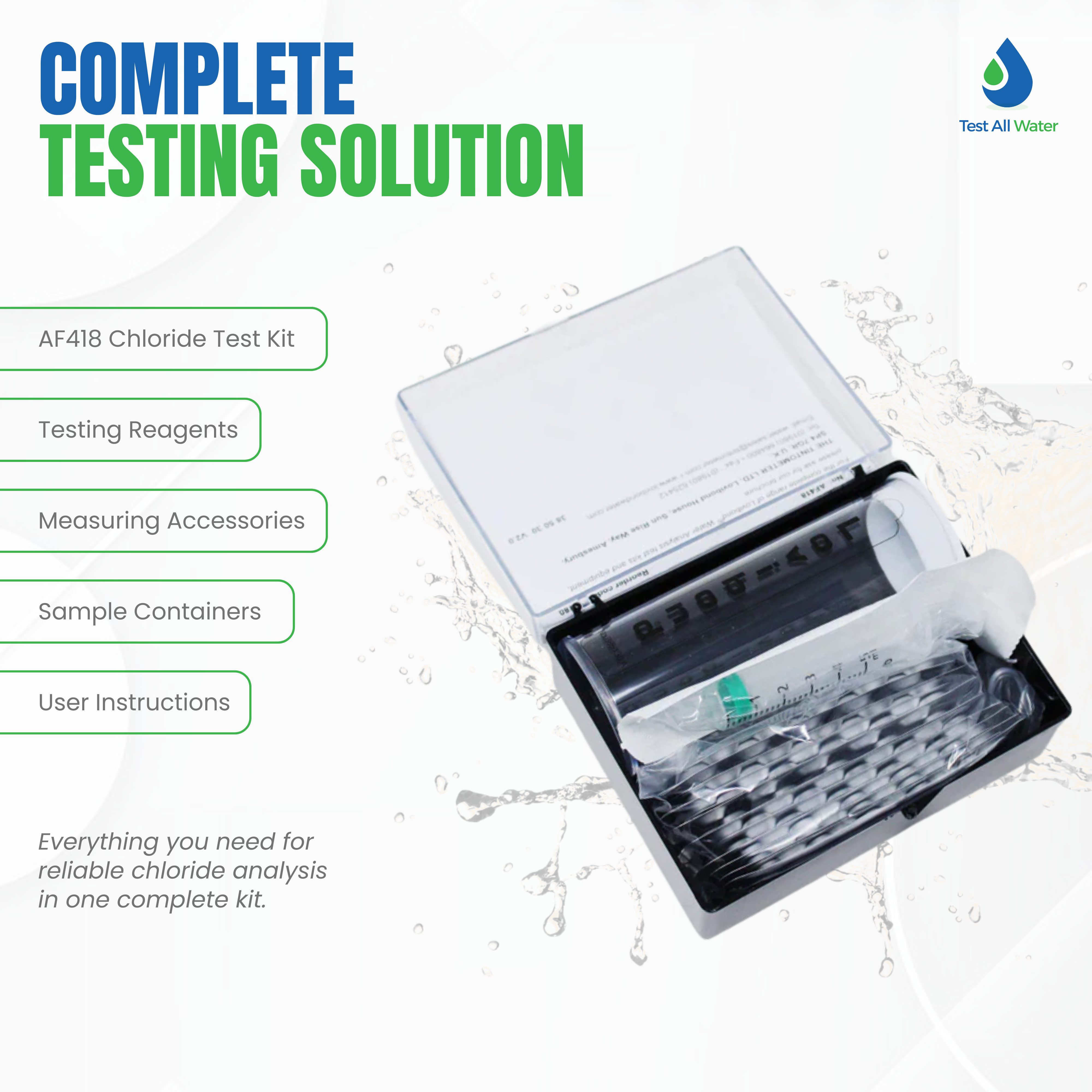 Lovibond AF418 Chloride / Salt Test Kit