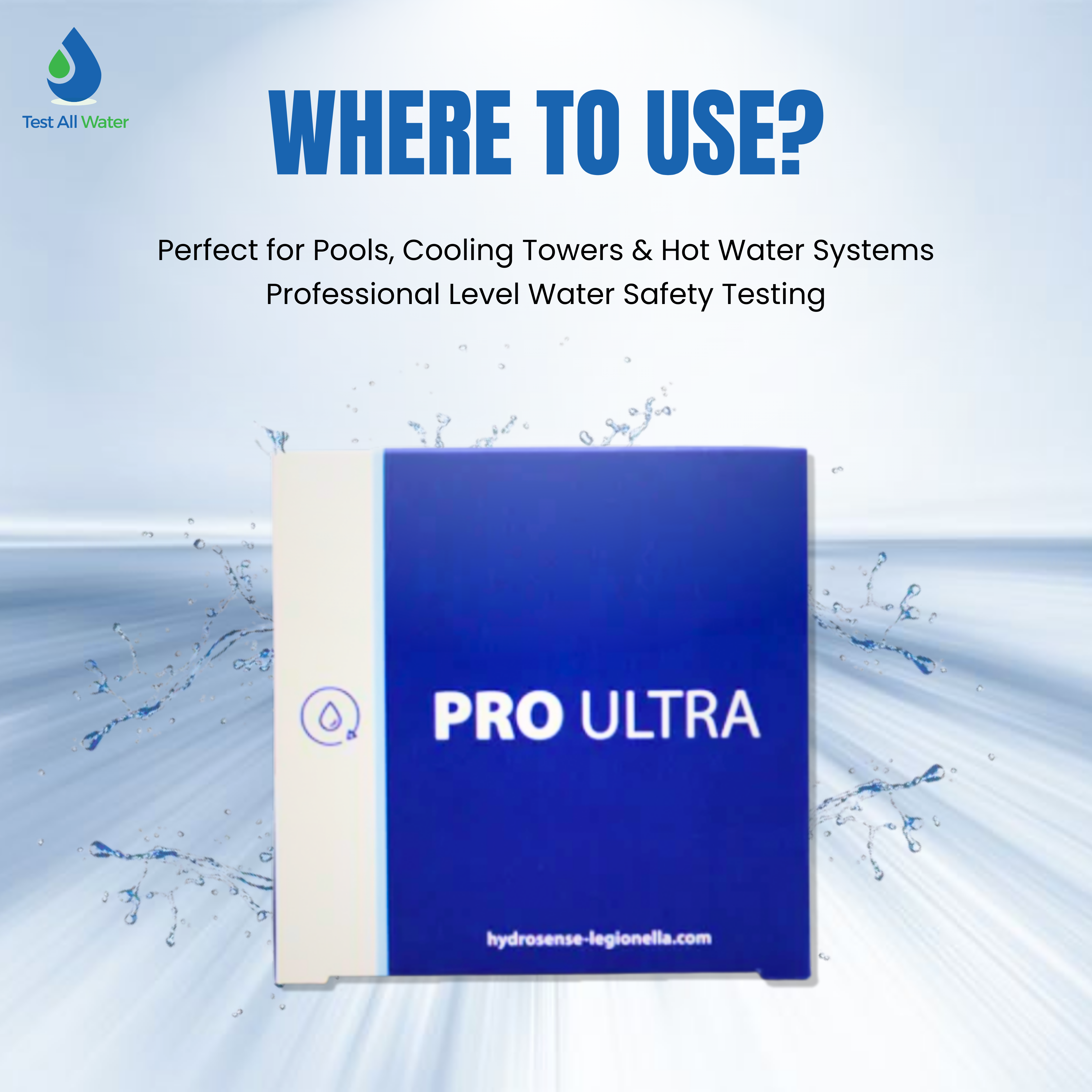 Hydrosense PRO Ultra Legionella Water Test- Single Use