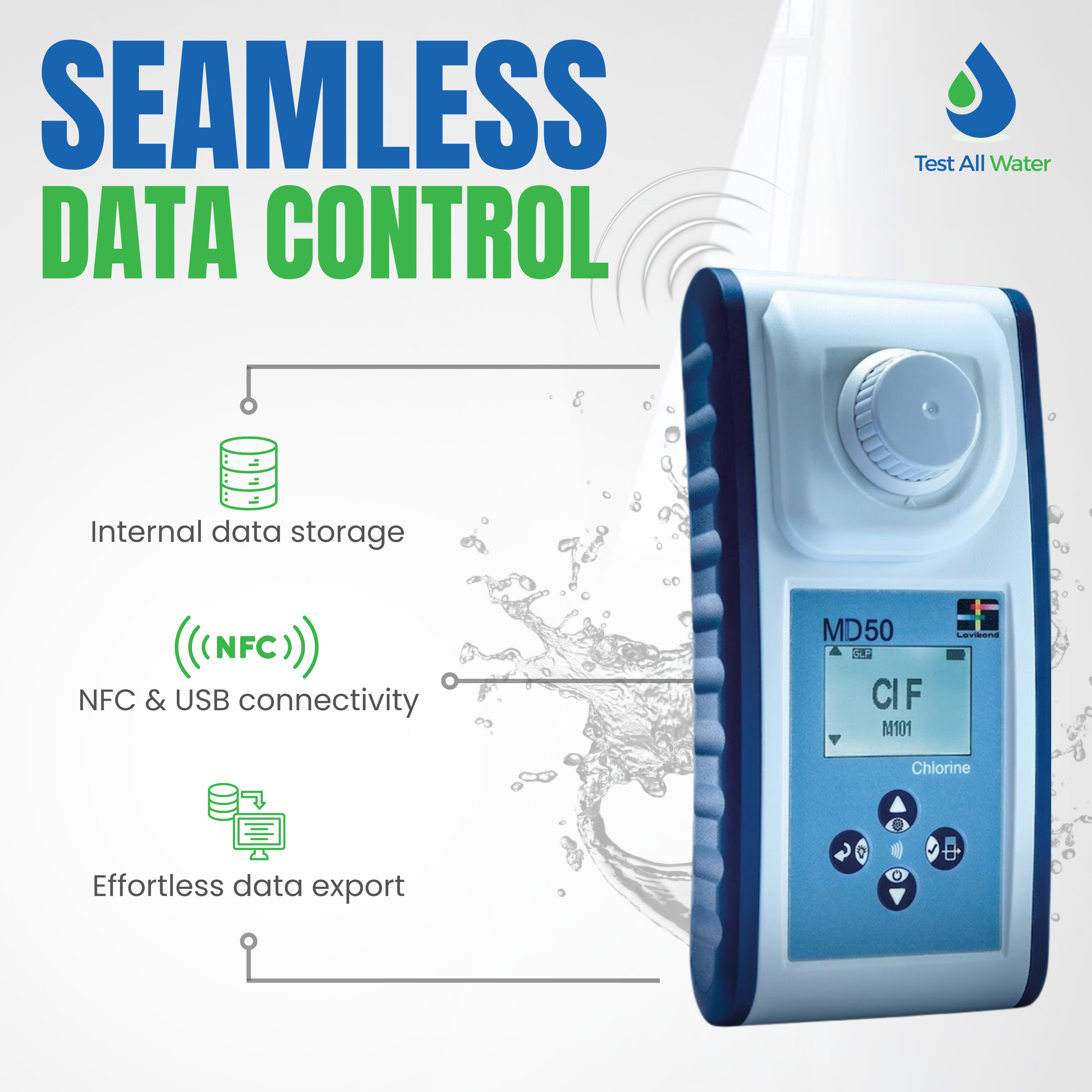 Lovibond MD50 Molybdenum Photometer with Tablet Reagents