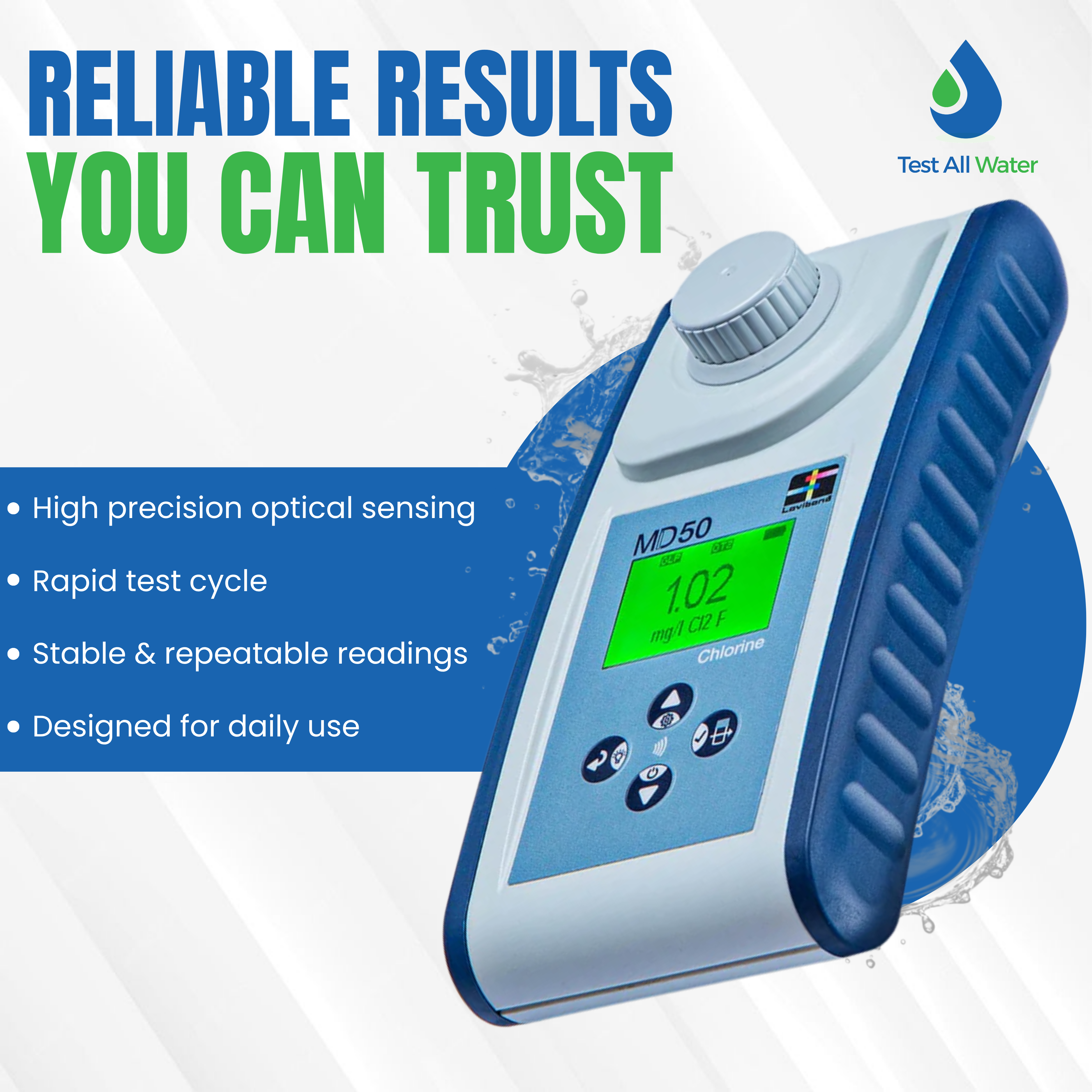 Lovibond MD50 Chlorine Photometer with Tablets