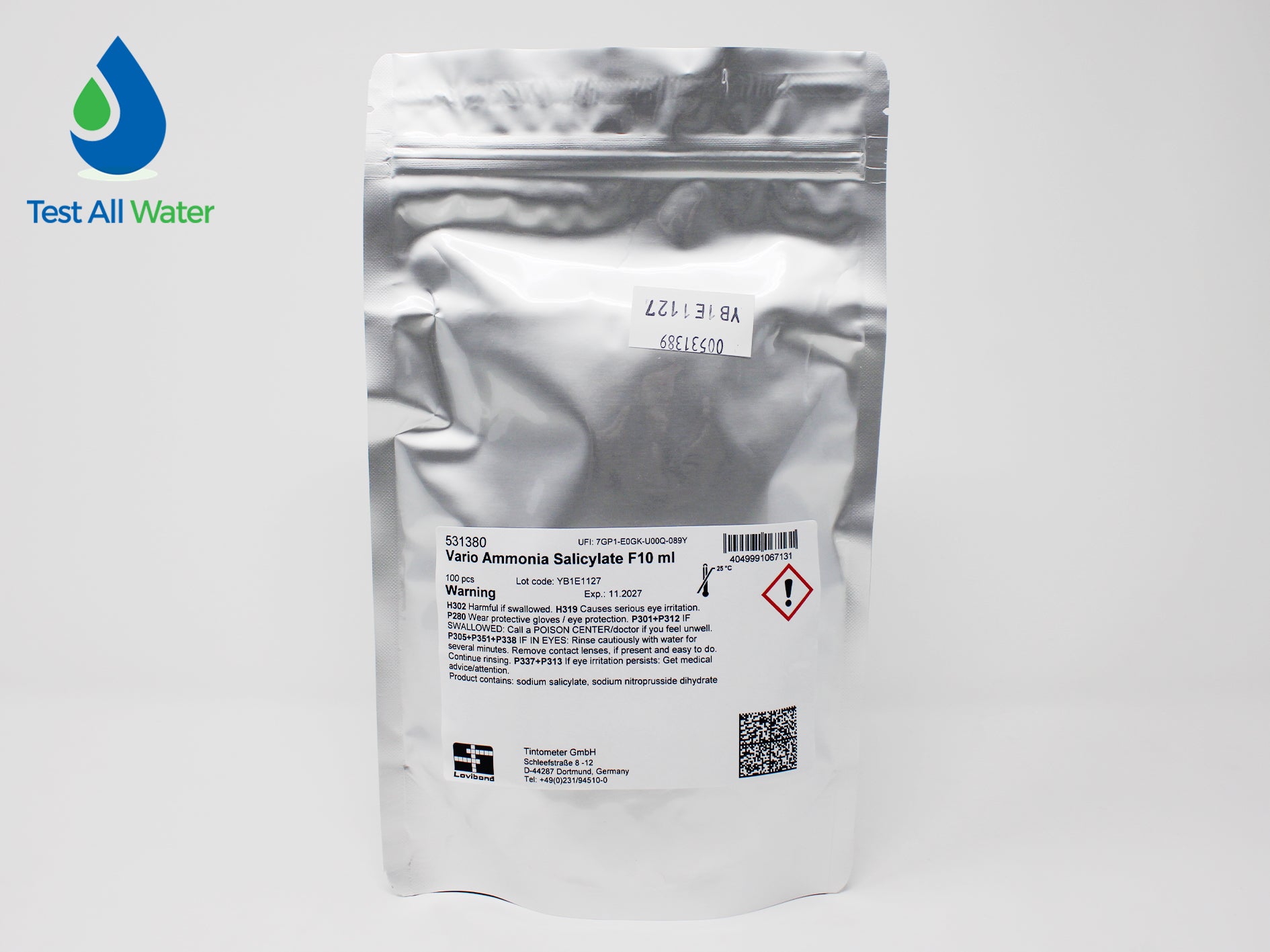 Lovibond Ammonia Vario Powder Reagent Set